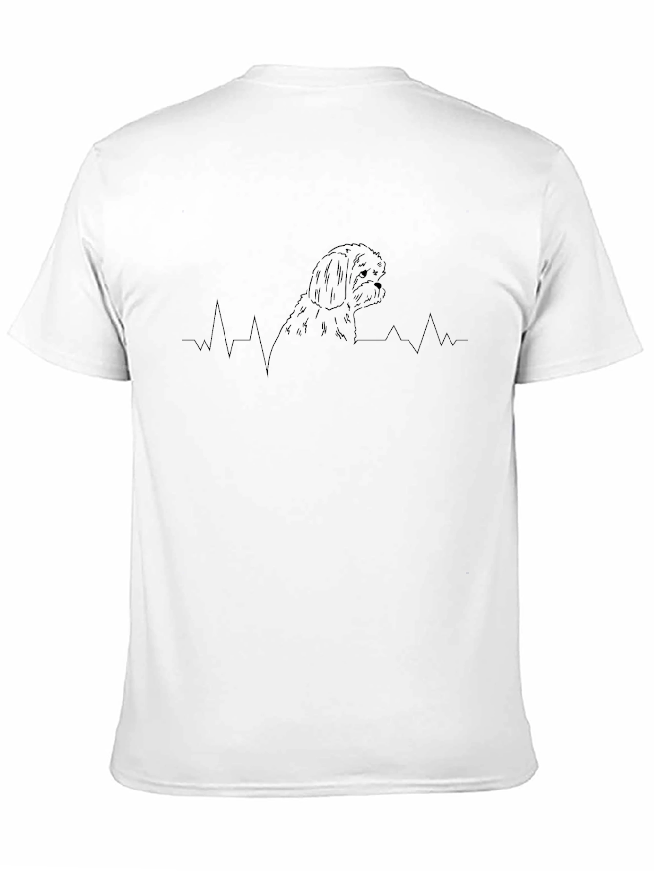 Heartbeat Shih Tzu Tee - Unisex Graphic T-Shirt