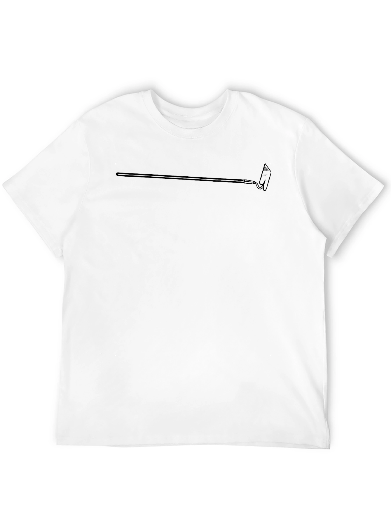 Black T-Shirt with Hoe Graphic