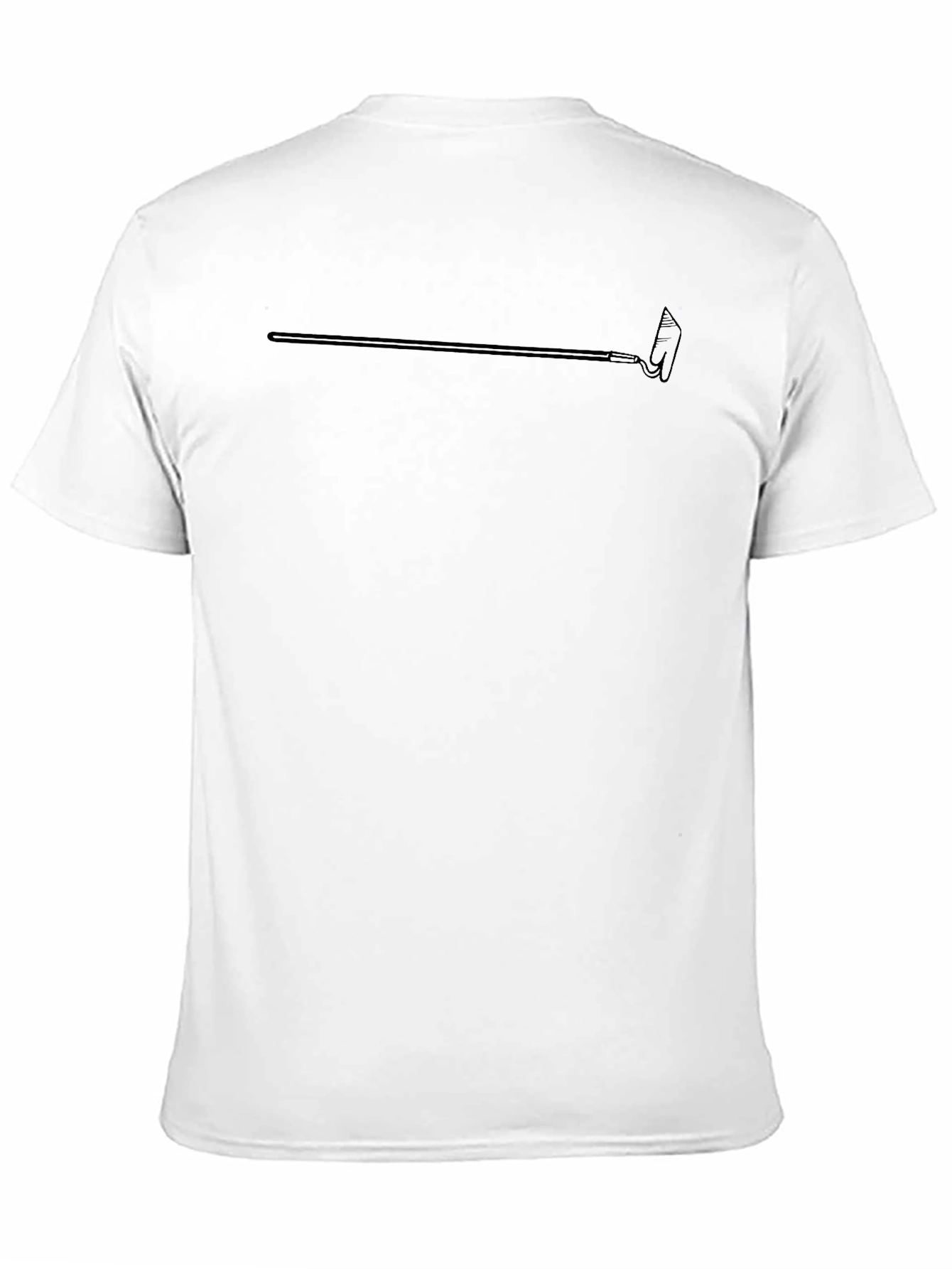 Black T-Shirt with Hoe Graphic