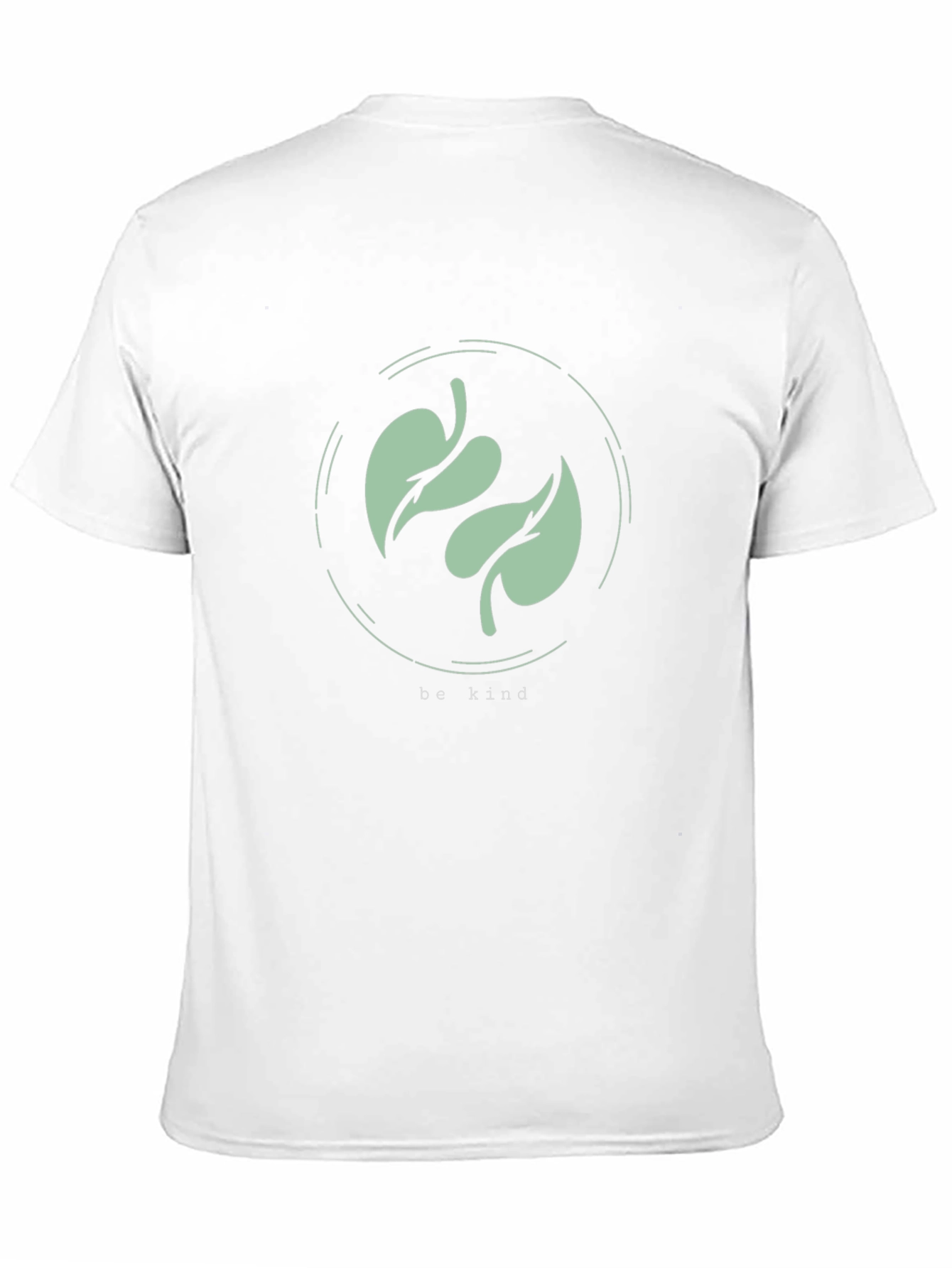 Be Kind Leaf Graphic Tee - Eco-Friendly Fashion
