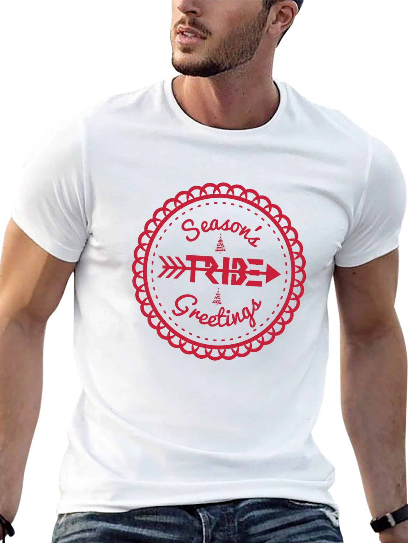 Festive Seasons Ride Greetings Graphic Tee
