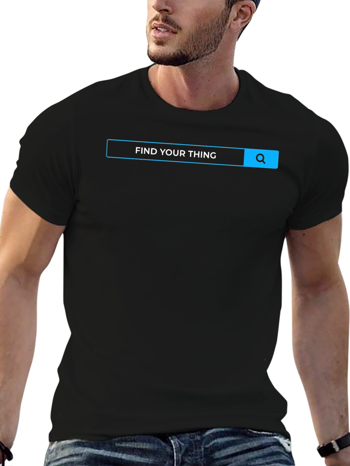 Find Your Thing Black T-Shirt