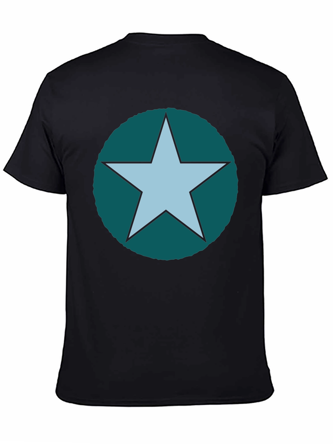 Star Graphic Tee - Casual Cotton Blend