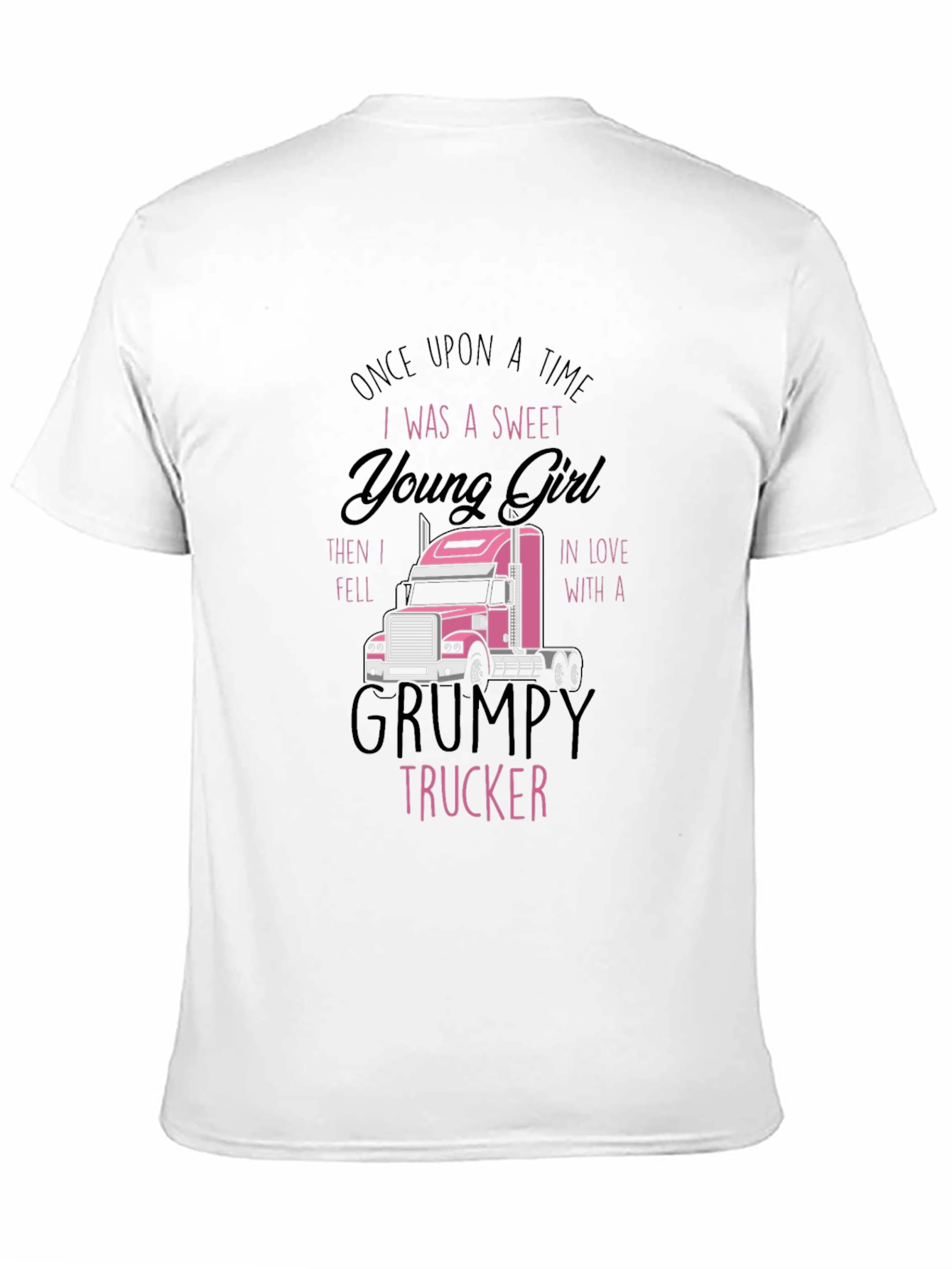 Sweet Young Girl Grumpy Trucker T-Shirt