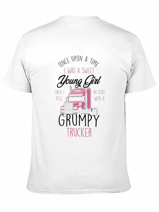 Sweet Young Girl Grumpy Trucker T-Shirt