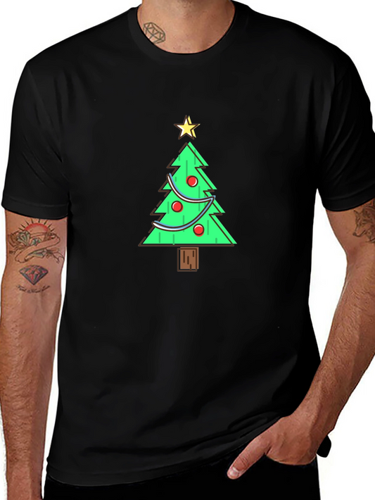 Festive Christmas Tree Graphic Tee