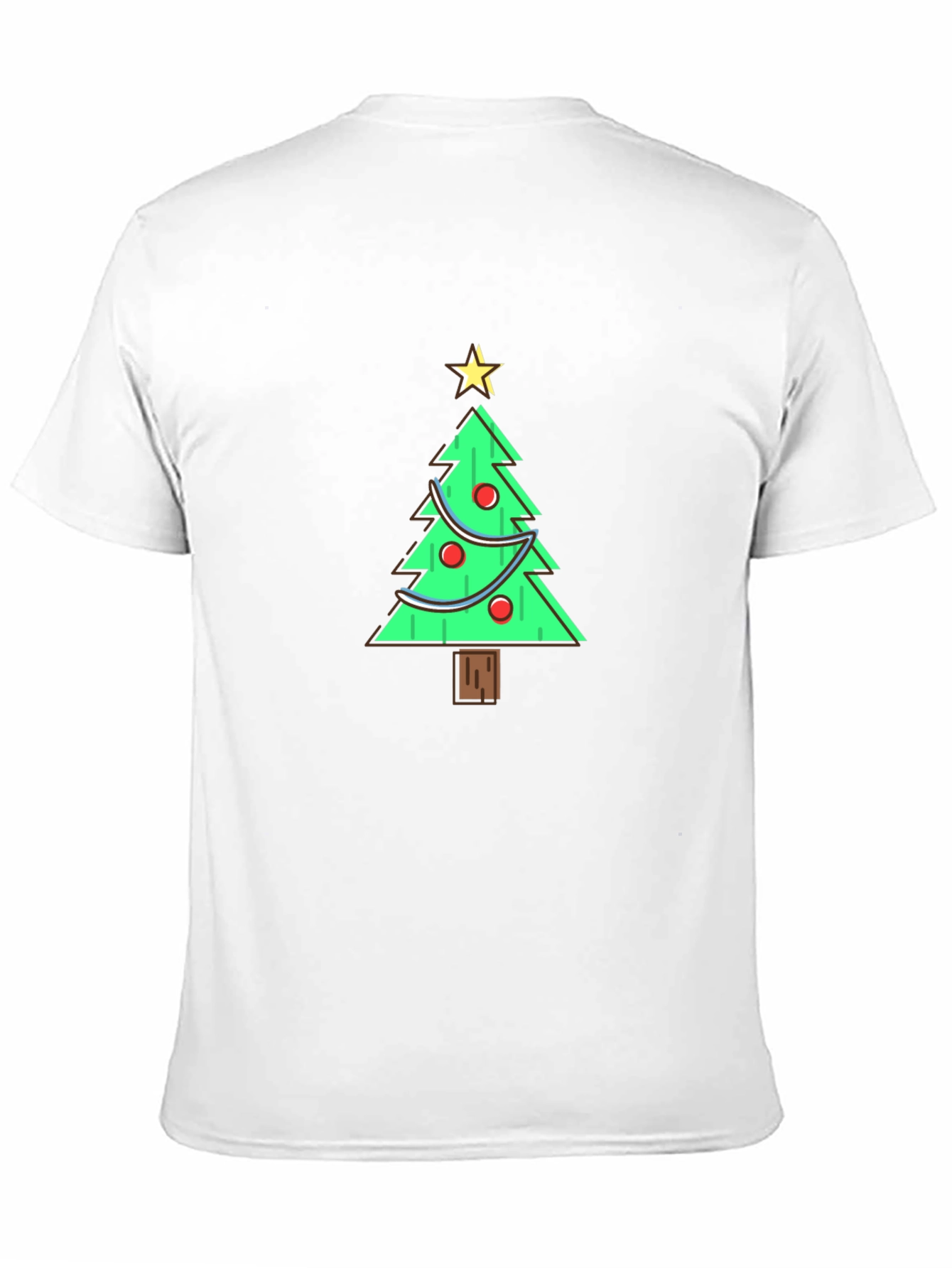 Festive Christmas Tree Graphic Tee