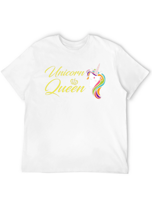 Unicorn Queen Black T-Shirt