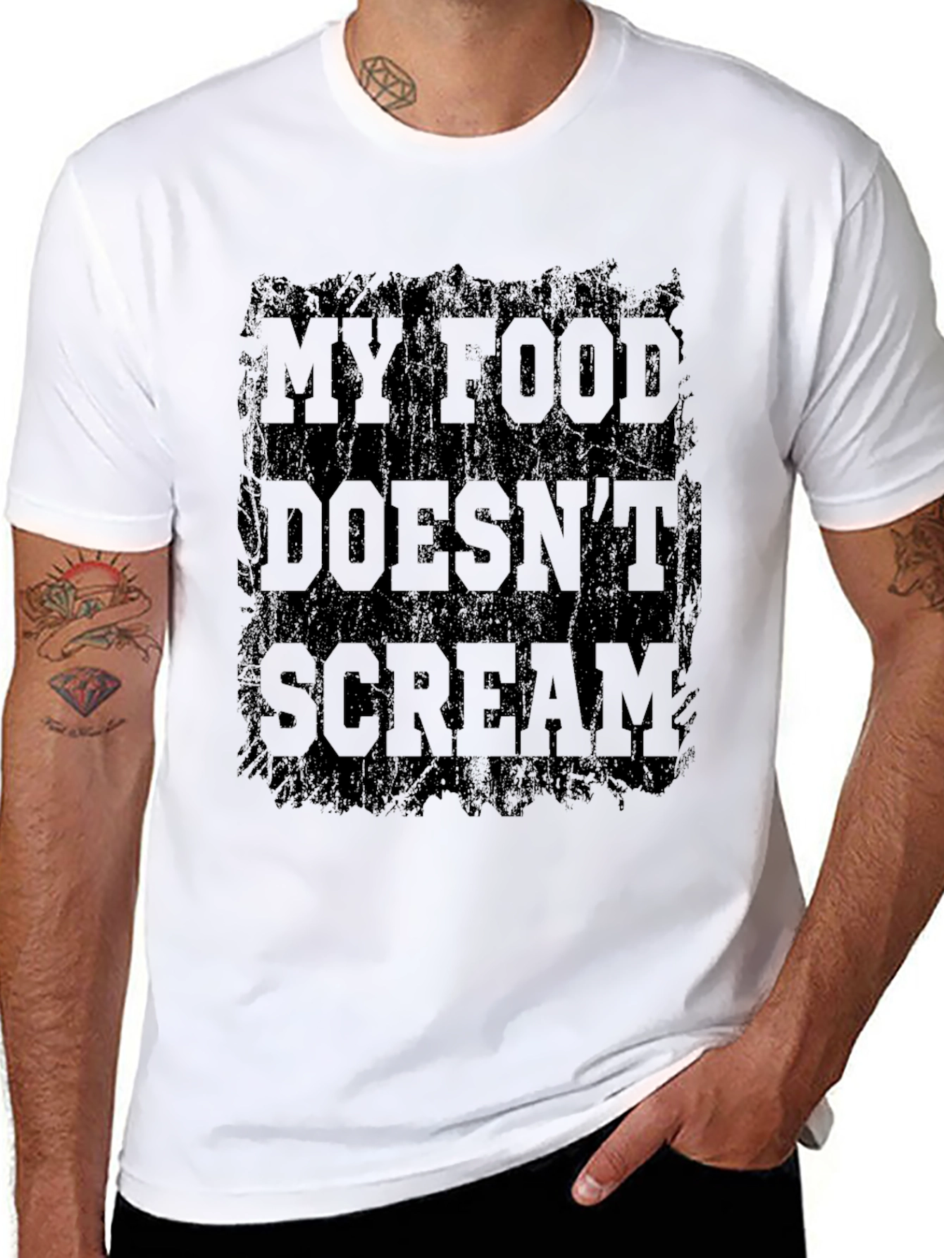 My Food Doesnt Scream T-Shirt
