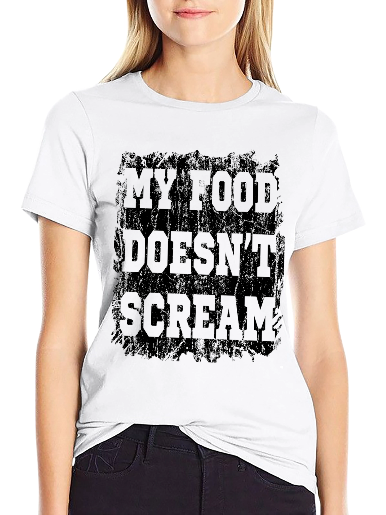 My Food Doesnt Scream T-Shirt