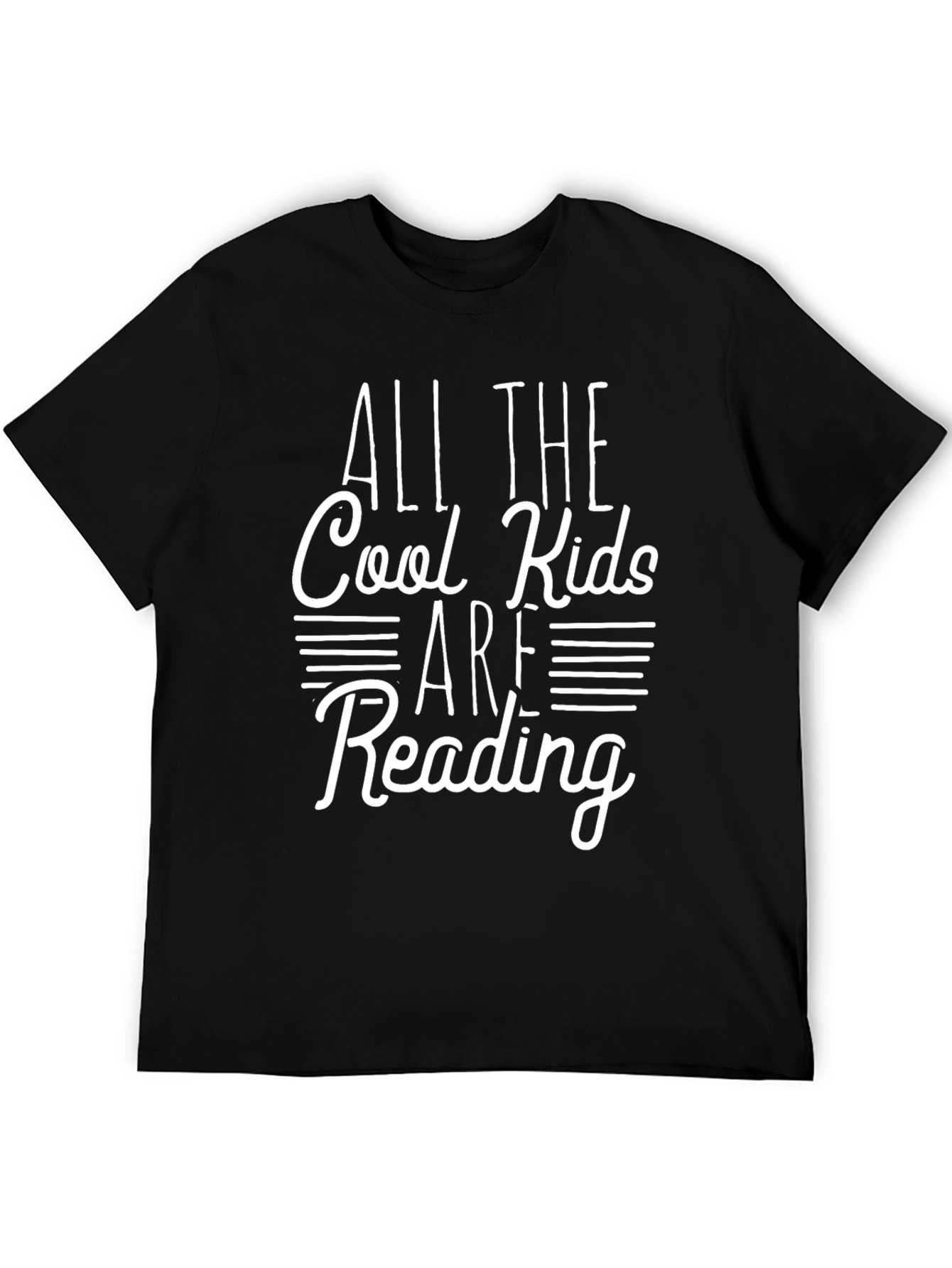 Cool Kids Are Reading Black T-Shirt