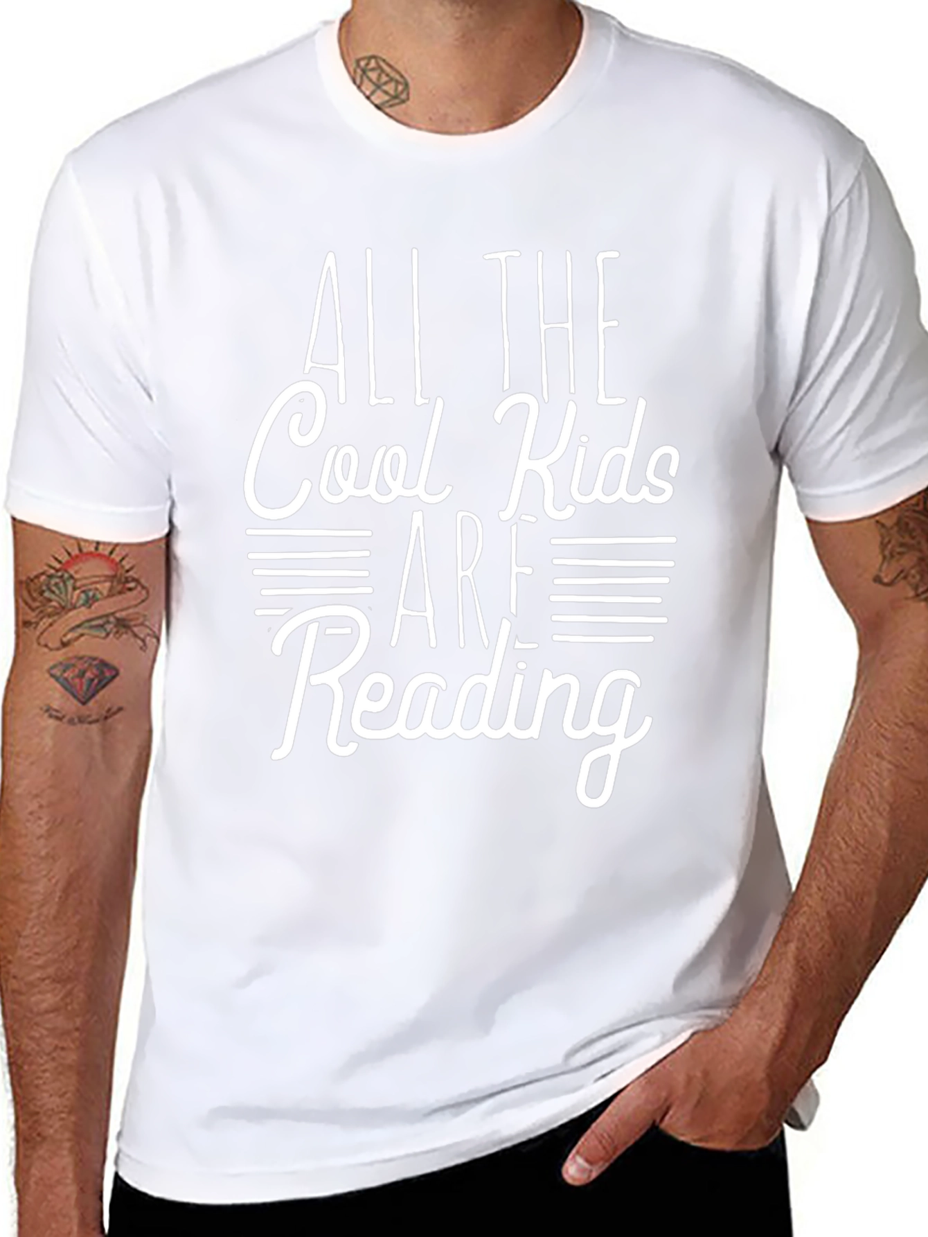Cool Kids Are Reading Black T-Shirt