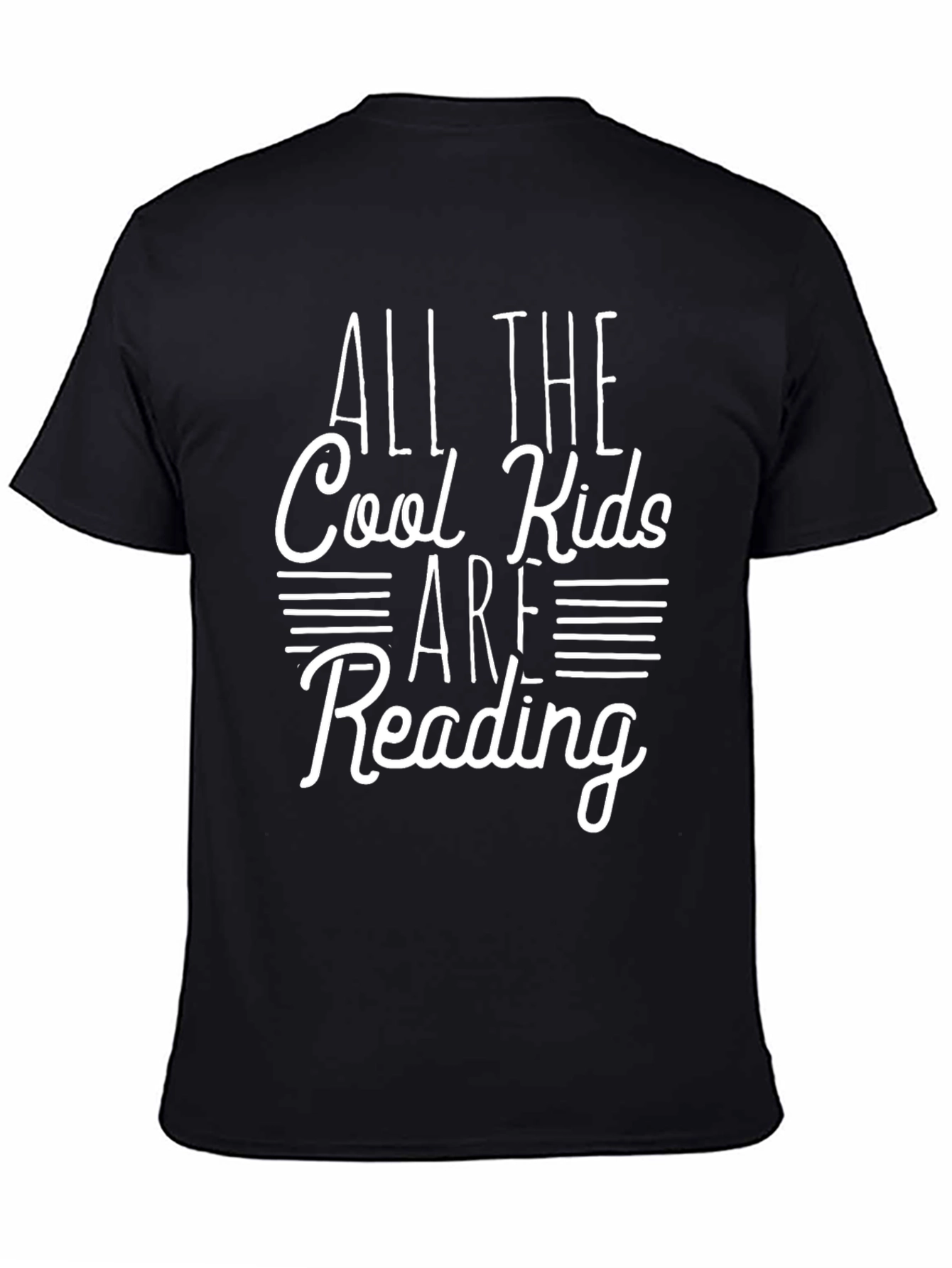 Cool Kids Are Reading Black T-Shirt
