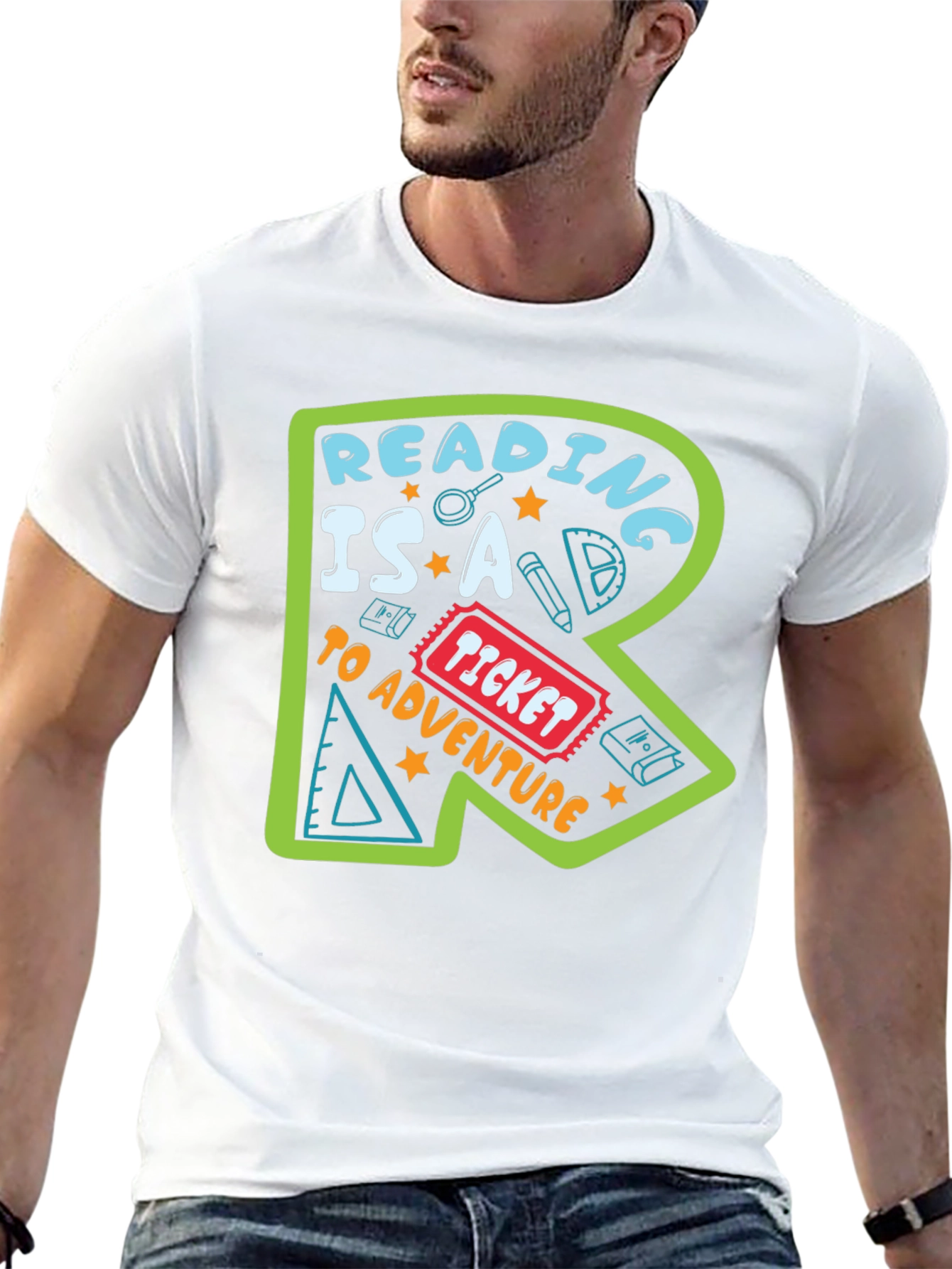 Reading Adventure T-Shirt - Black