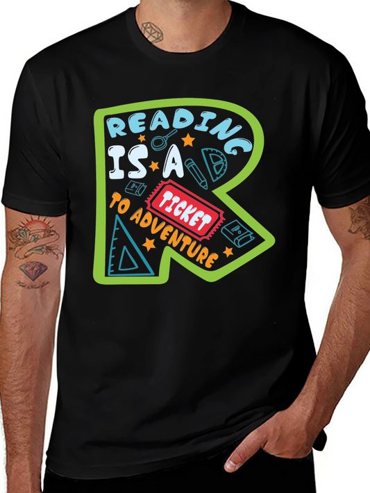 Reading Adventure T-Shirt - Black