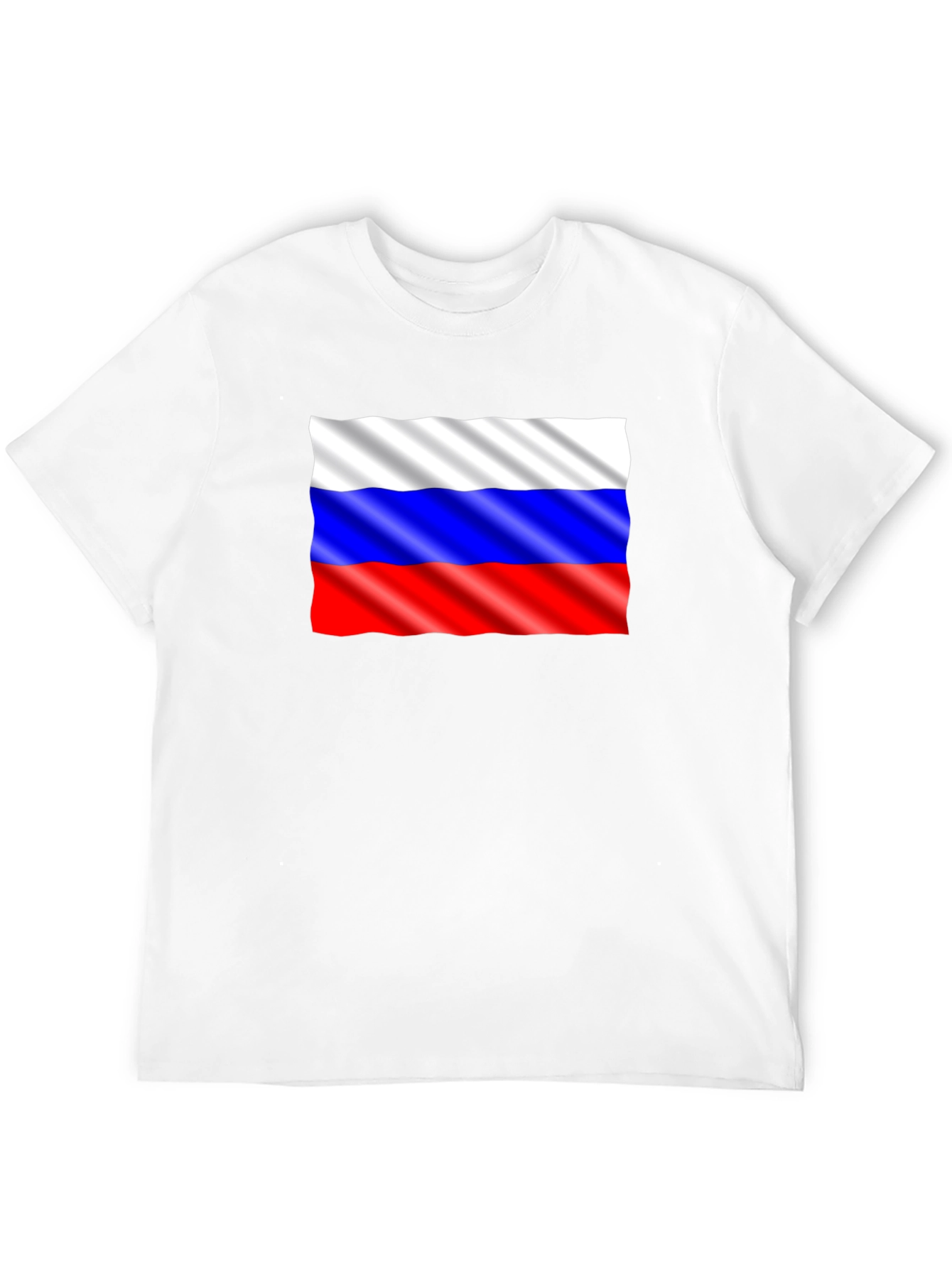 Russian Flag Graphic Tee - Black