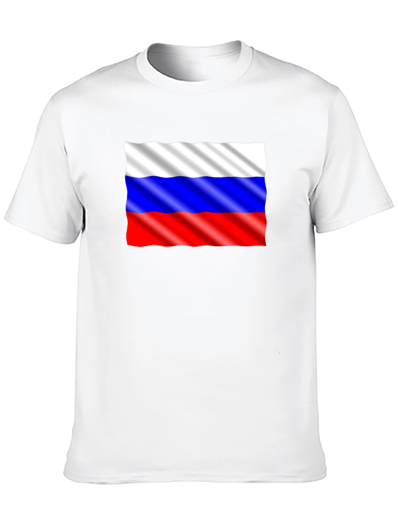 Russian Flag Graphic Tee - Black