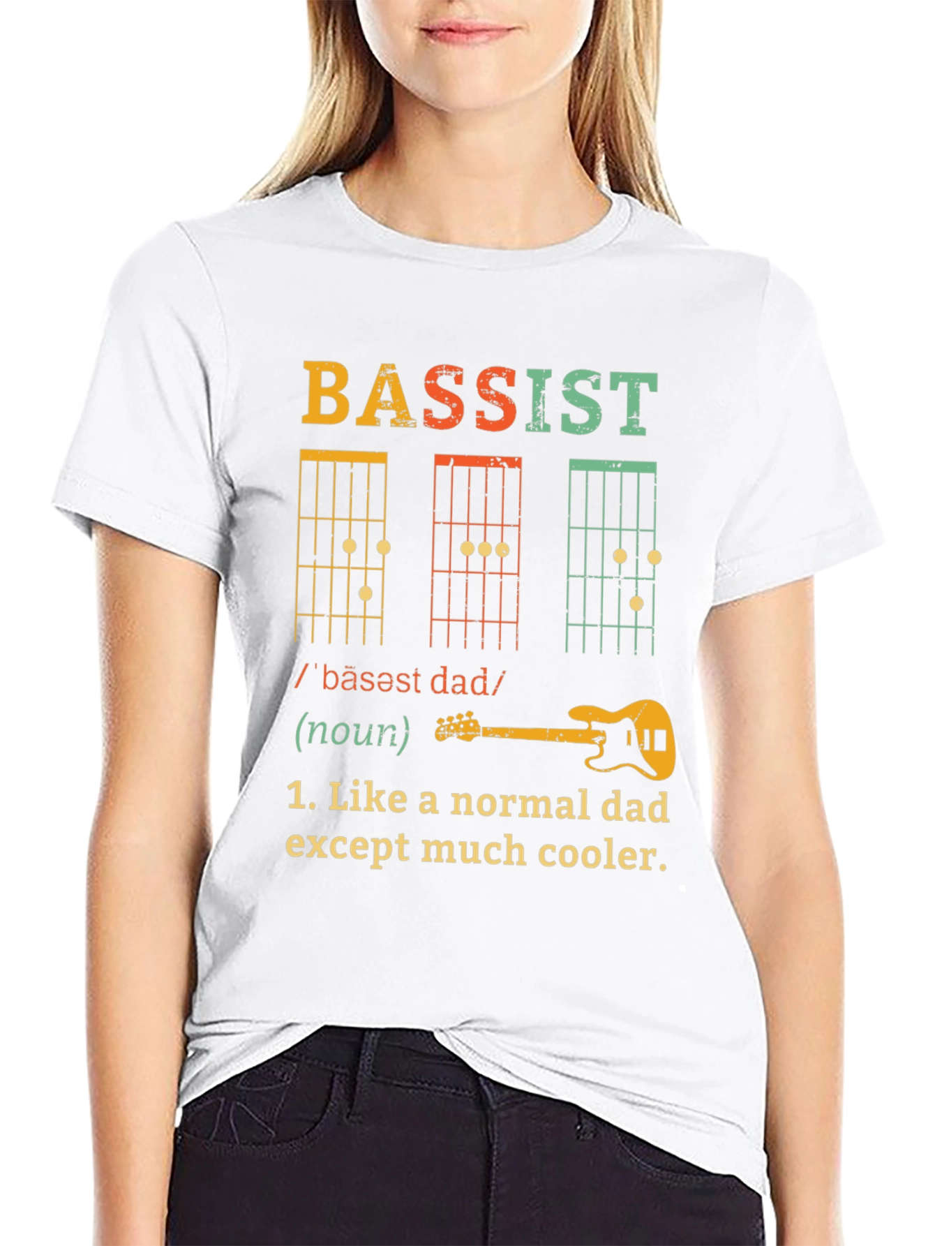 Bassist Dad T-Shirt - Cool Dad Definition