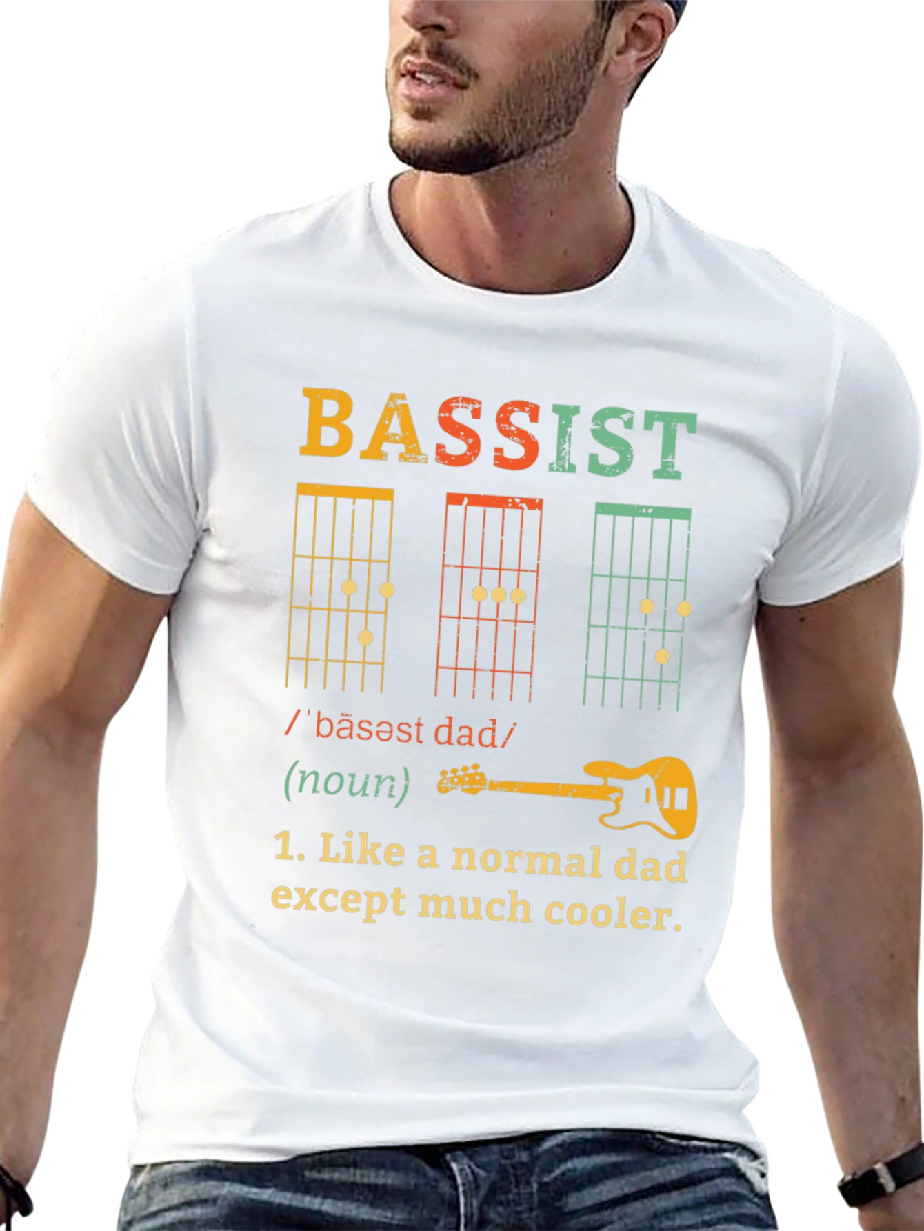 Bassist Dad T-Shirt - Cool Dad Definition