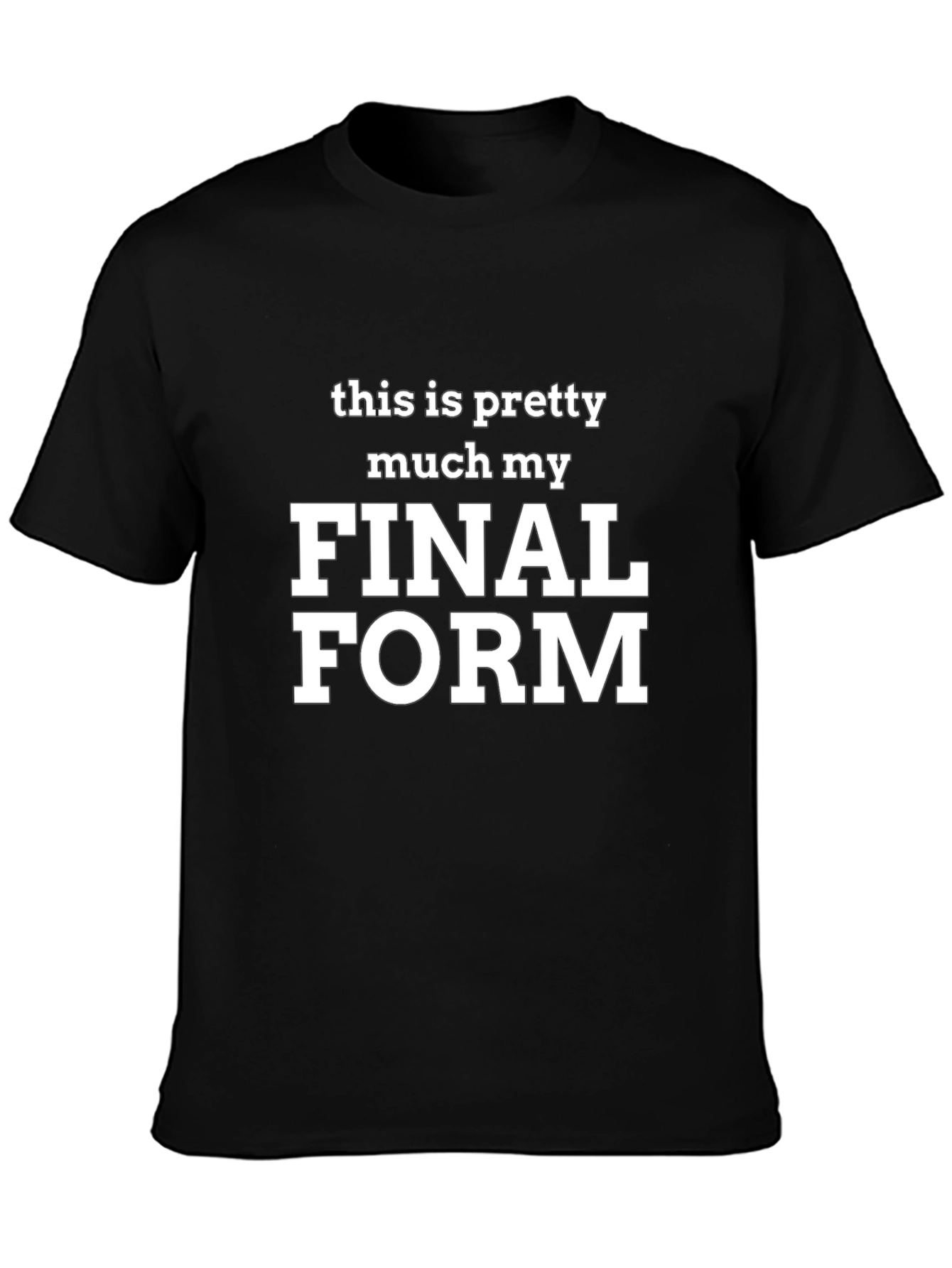 Final Form T-Shirt - Funny Slogan Tee
