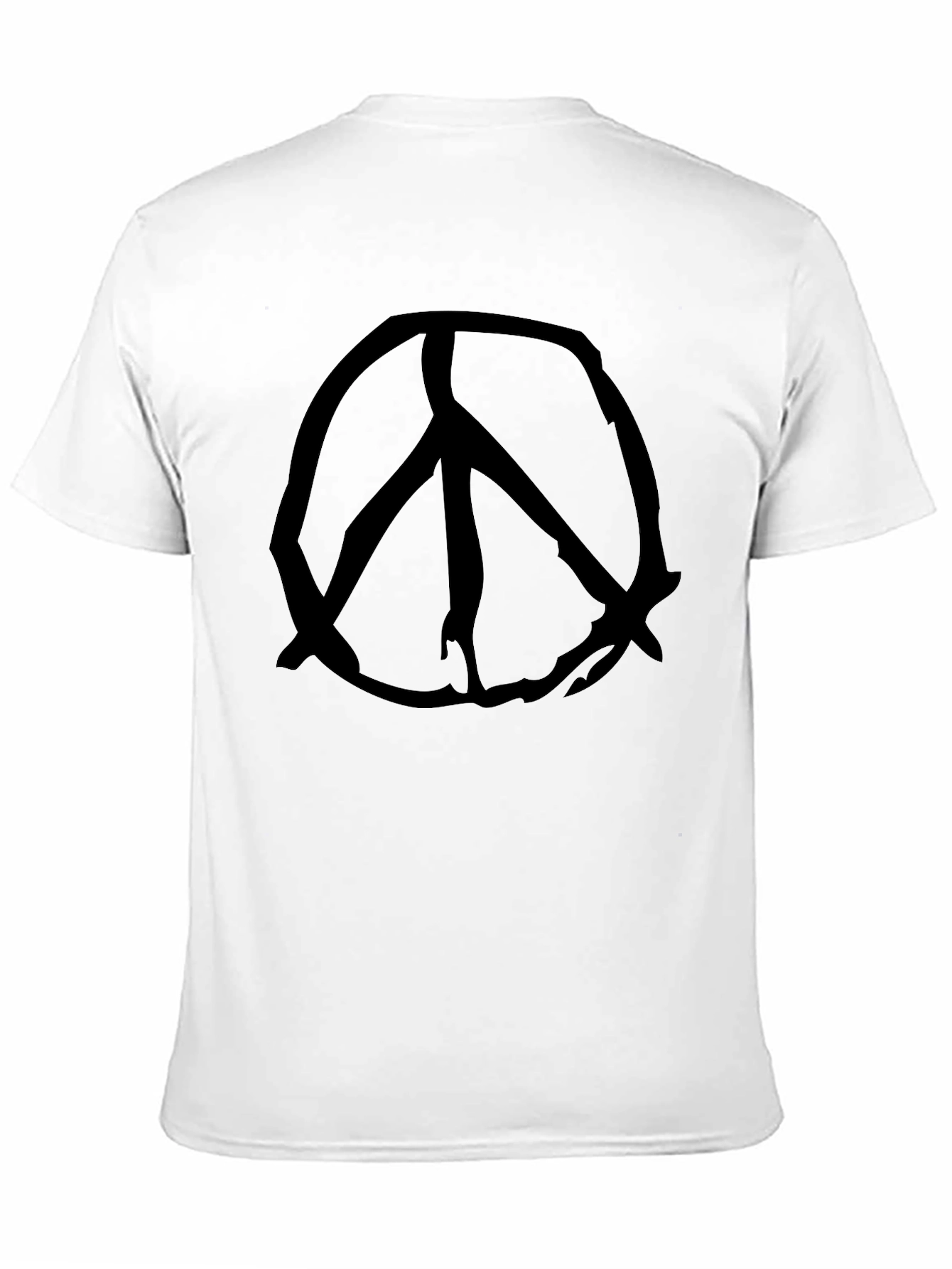 Black T-Shirt with Peace Sign