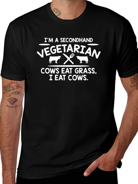 Secondhand Vegetarian Graphic T-Shirt