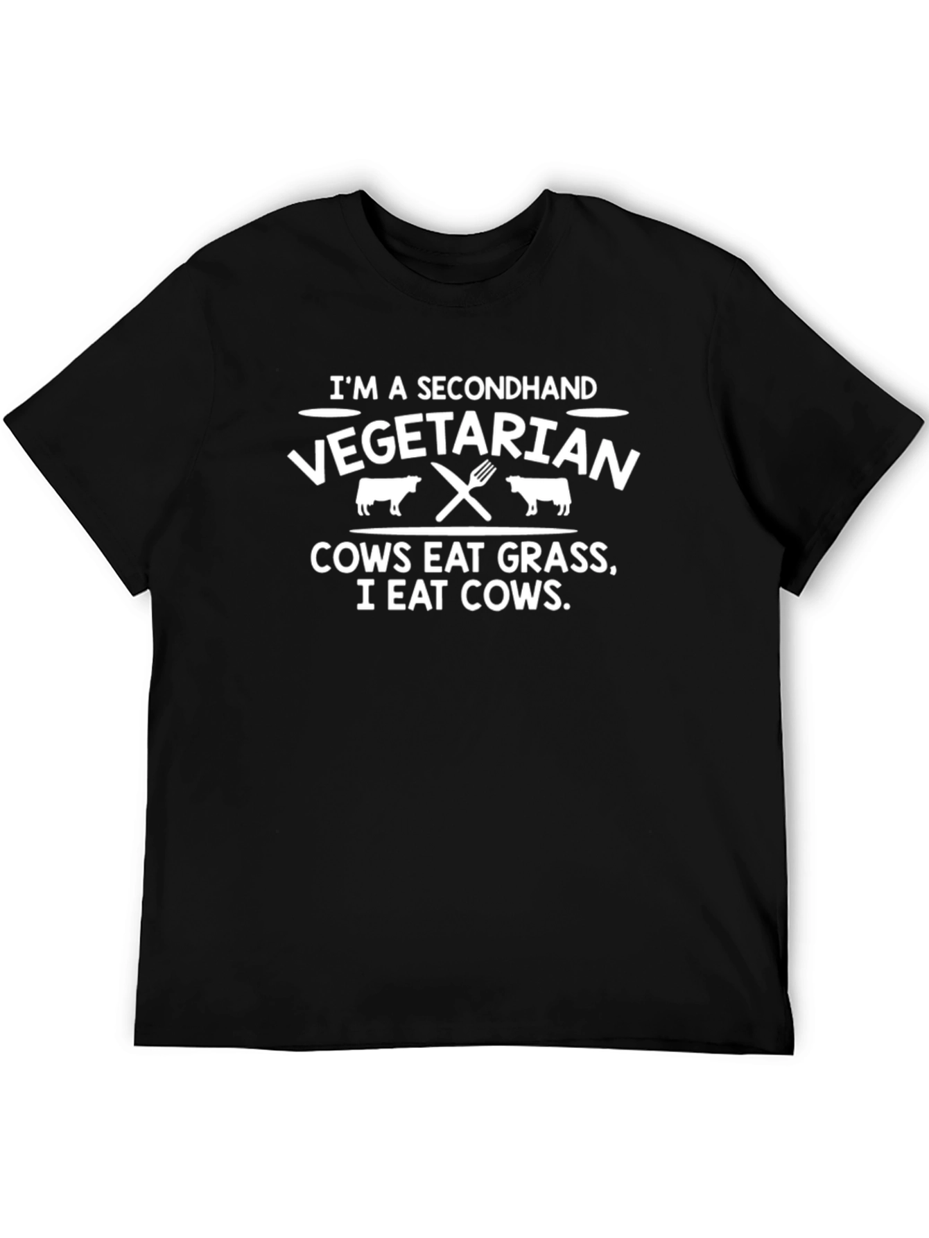Secondhand Vegetarian Graphic T-Shirt