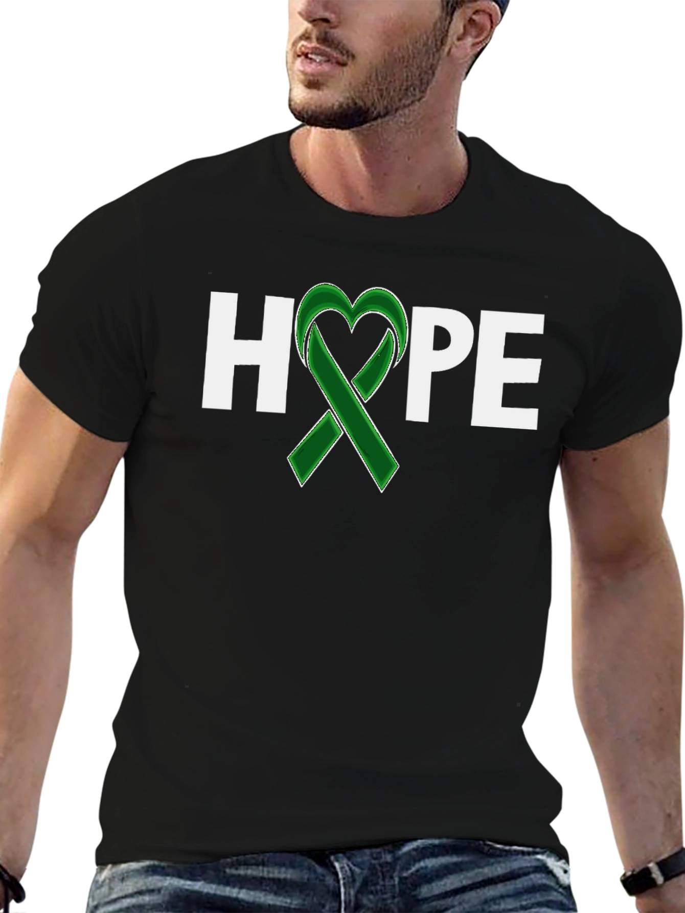 Hope Ribbon Graphic Tee - Mental Health Awareness