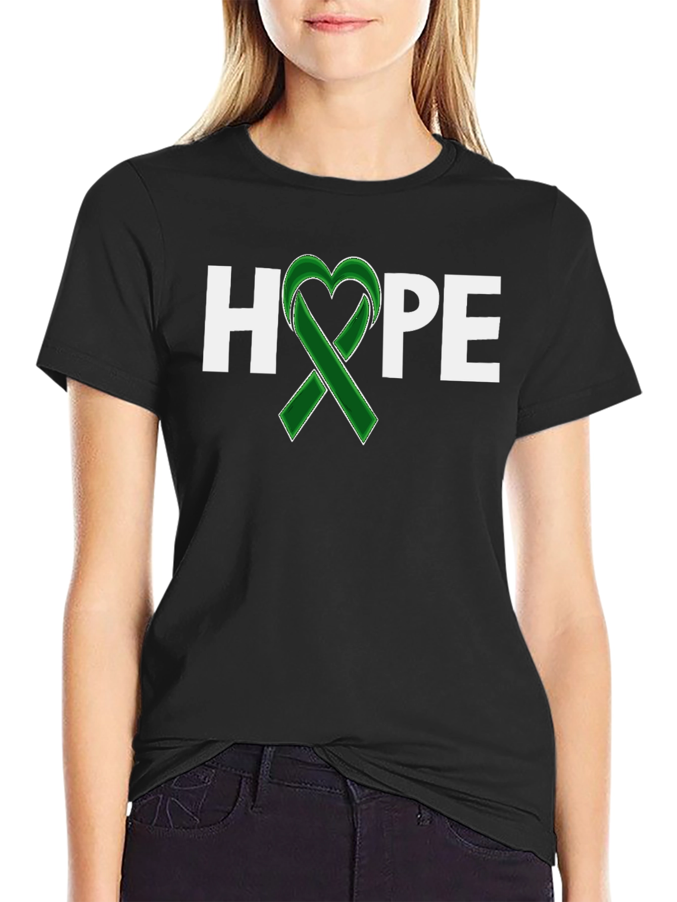 Hope Ribbon Graphic Tee - Mental Health Awareness