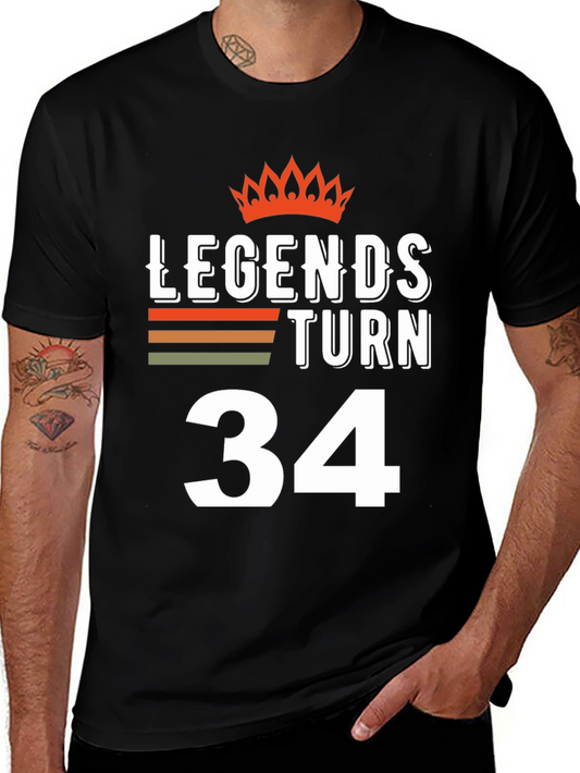 Legends Turn 34 T-Shirt
