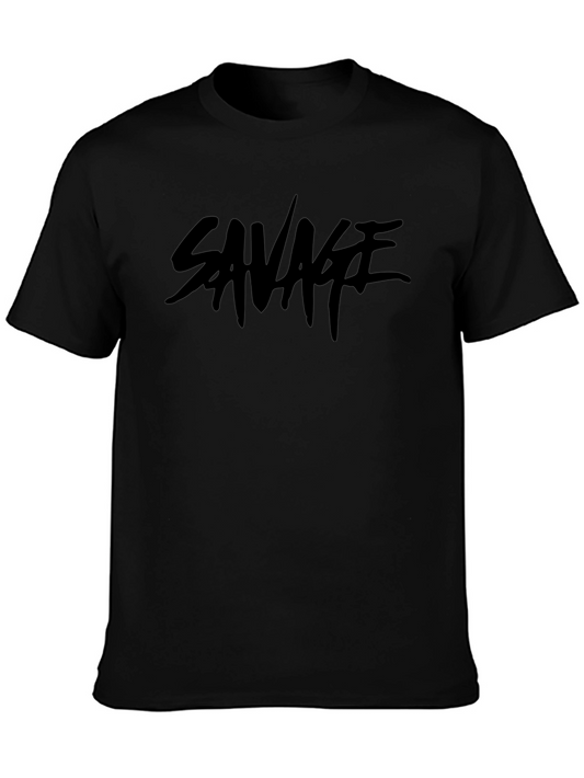Savage Graphic Tee - Mens Black T-Shirt
