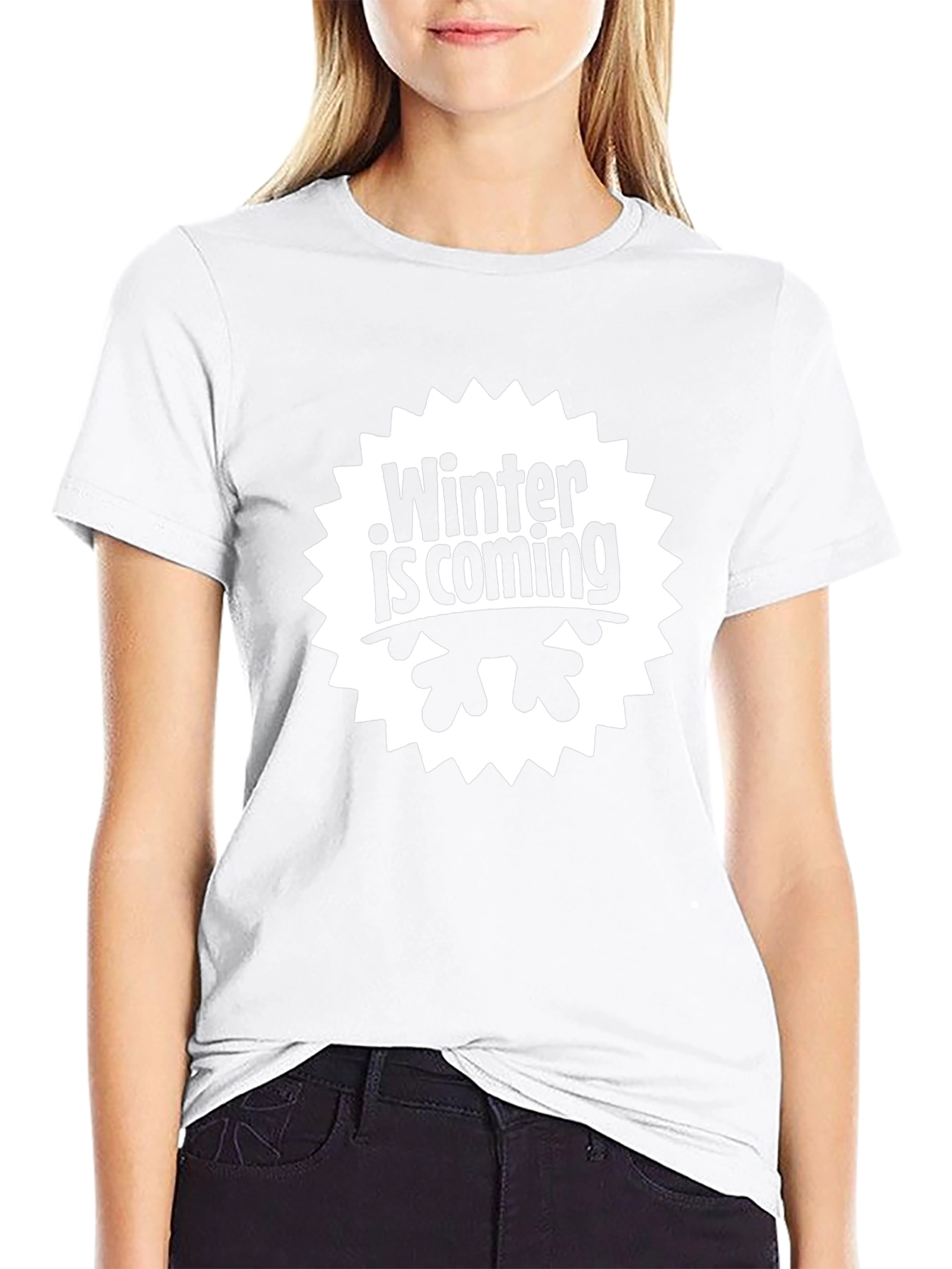 Winter is Coming Black T-Shirt
