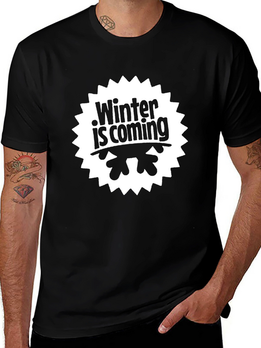 Winter is Coming Black T-Shirt