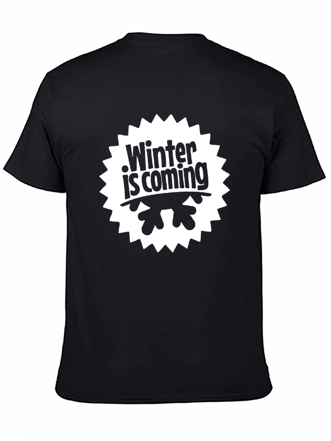 Winter is Coming Black T-Shirt