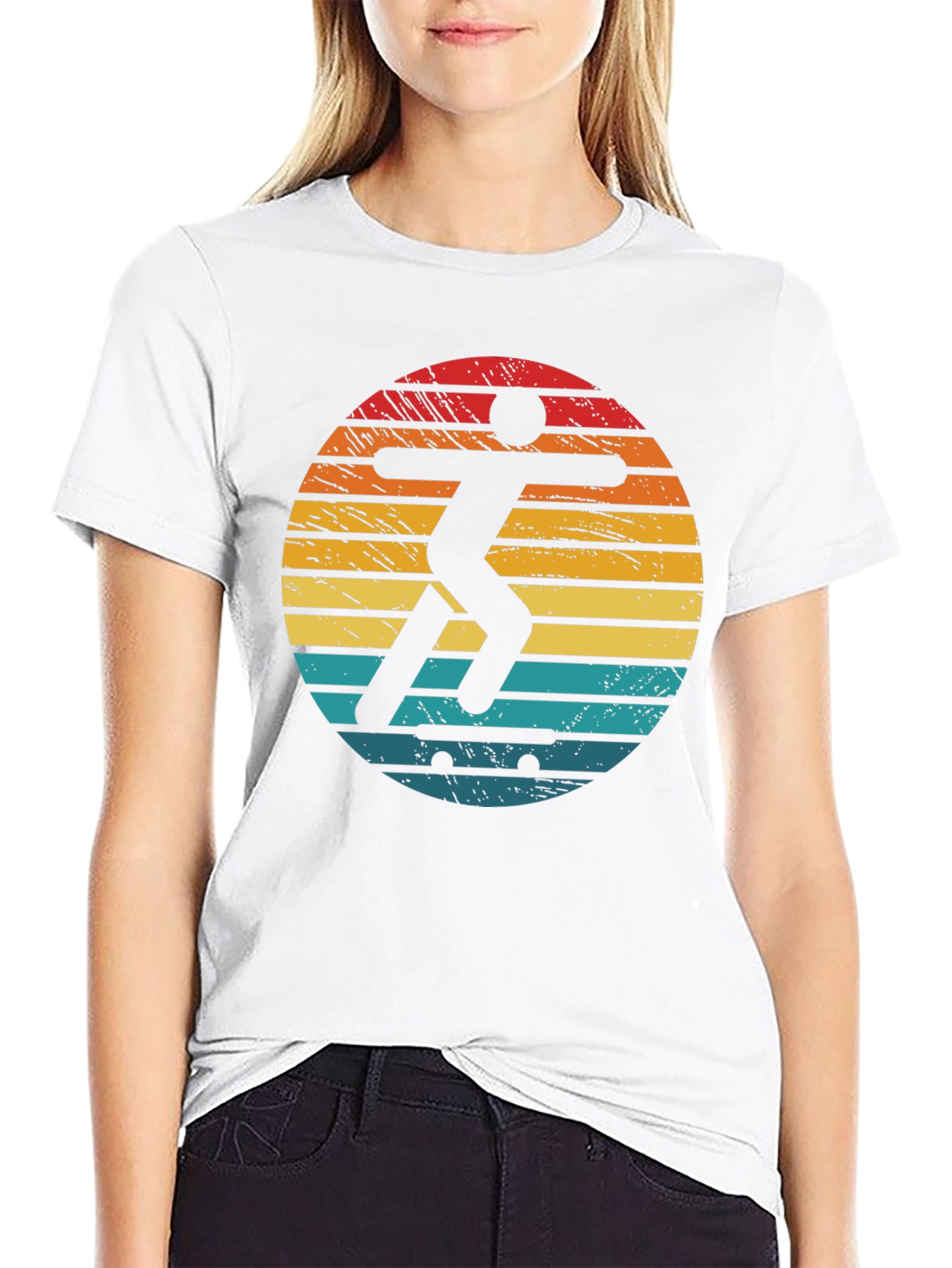 Retro Skater Graphic T-Shirt - Black