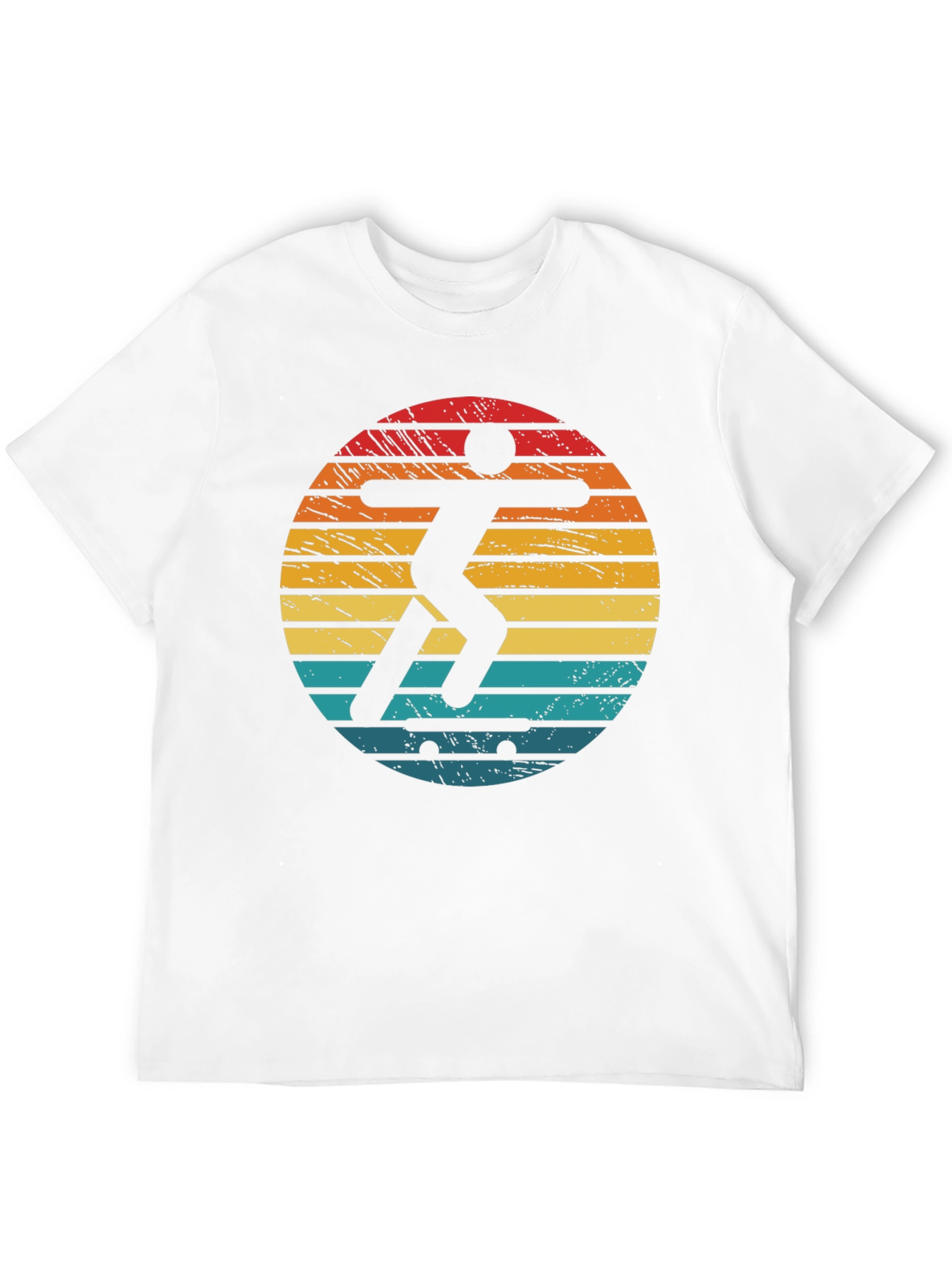 Retro Skater Graphic T-Shirt - Black