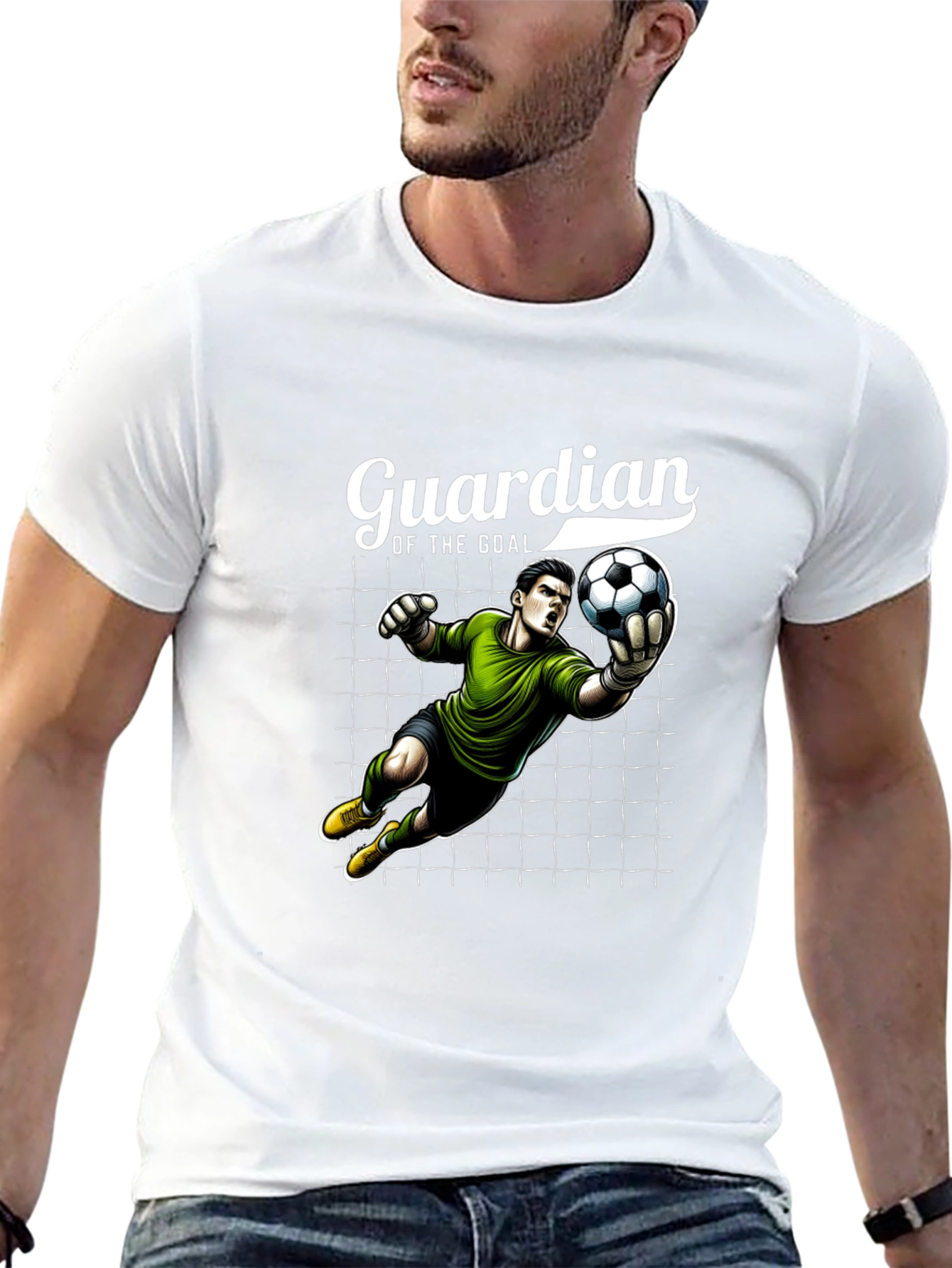 Guardian of the Goal T-Shirt - Soccer Goalie Design