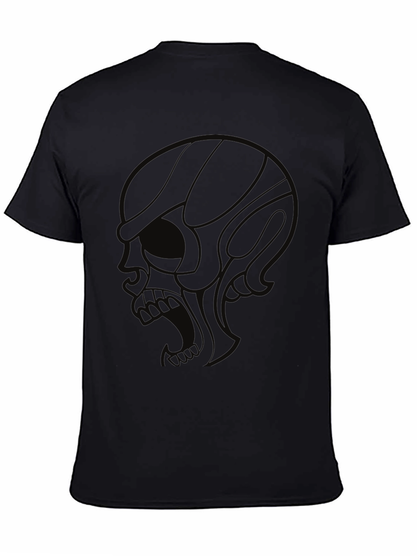 Skull Graphic Mens Black T-Shirt