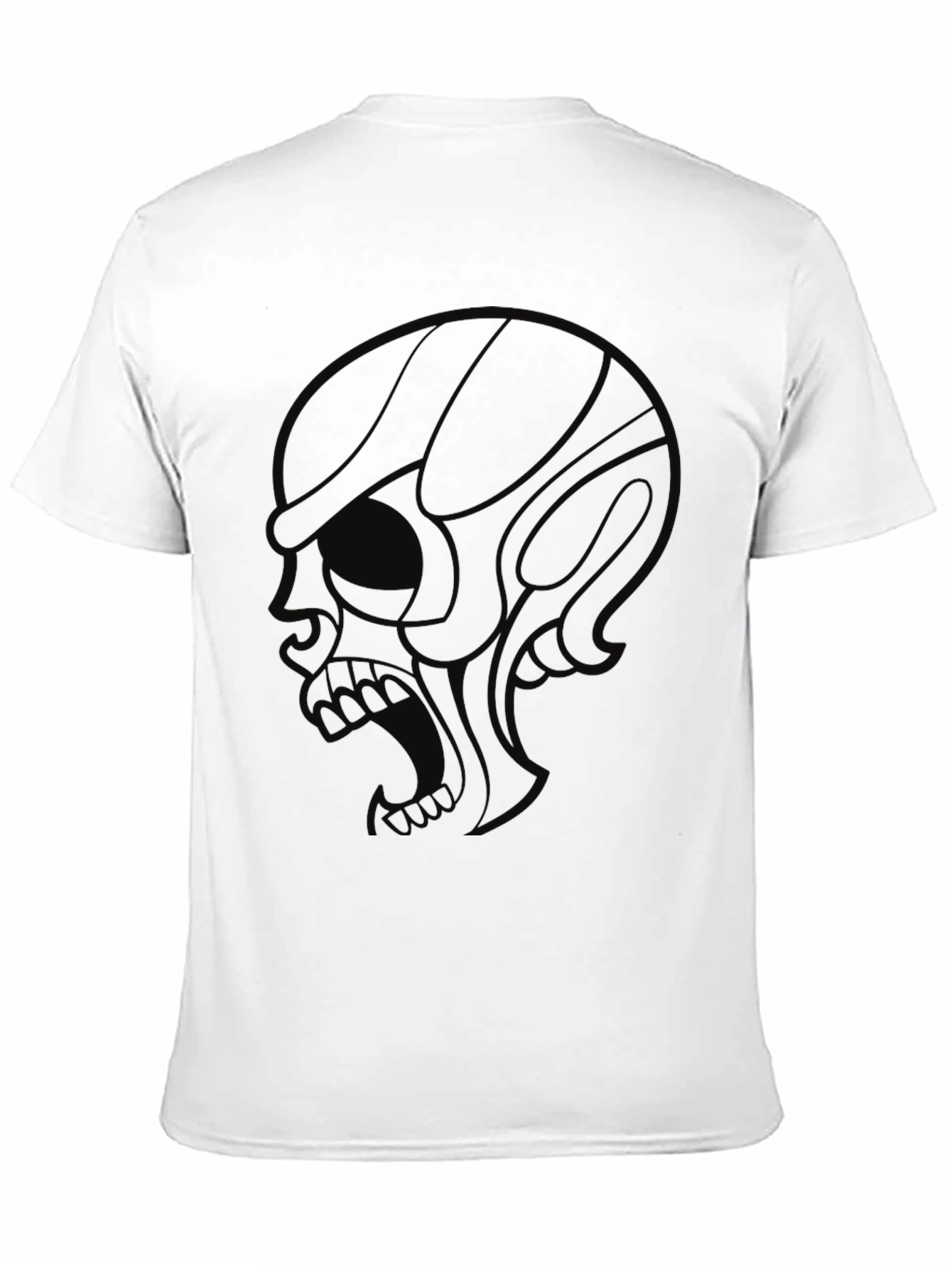 Skull Graphic Mens Black T-Shirt