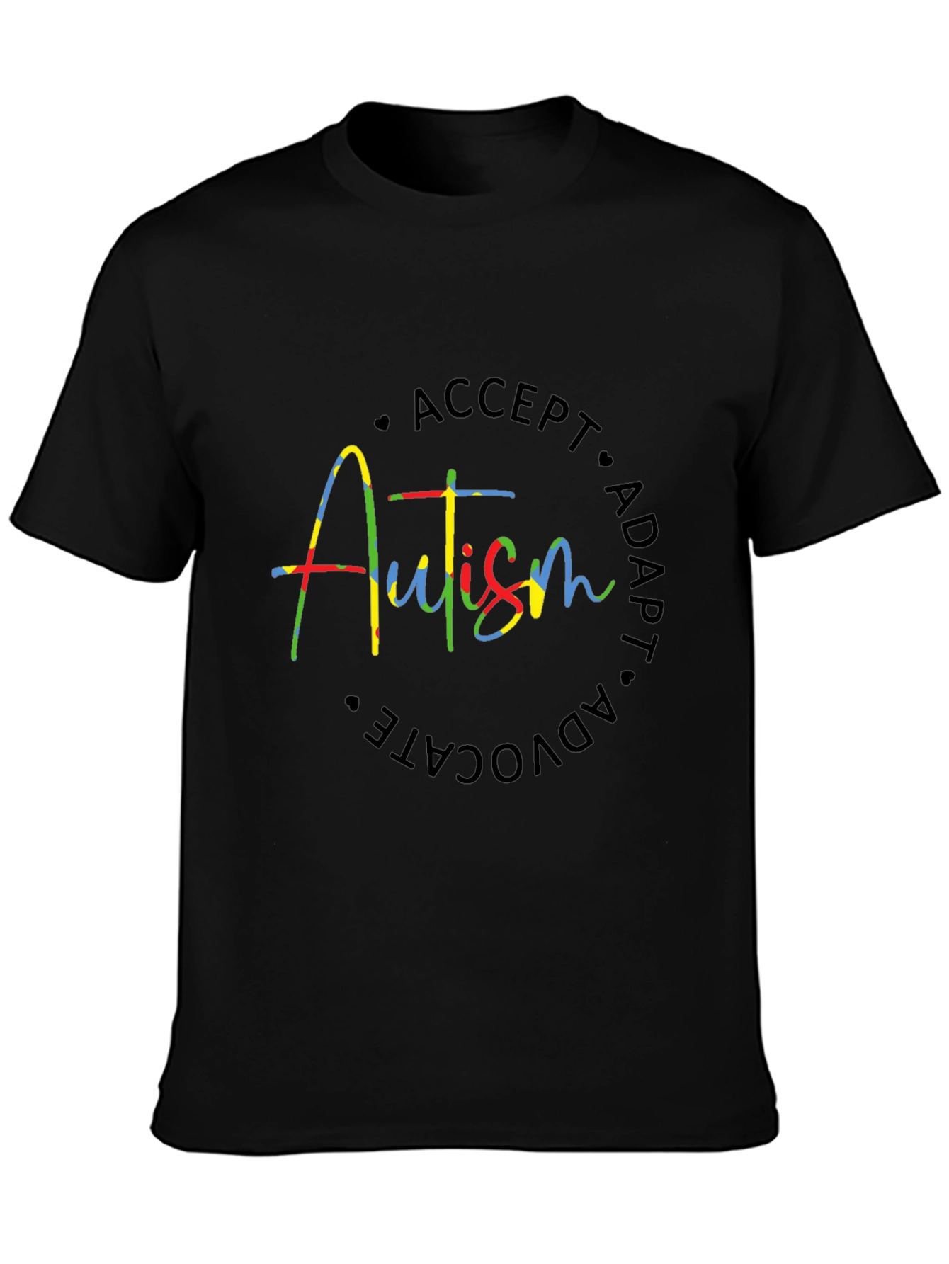 Autism Awareness T-Shirt: Accept Adapt Advocate