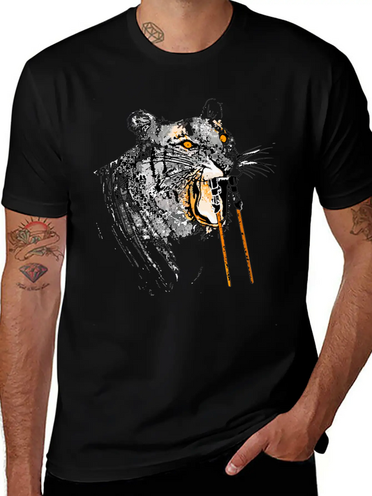 Sabertoothed Tiger Stylish Everyday T-Shirt – Unisex Basic Cotton Tee