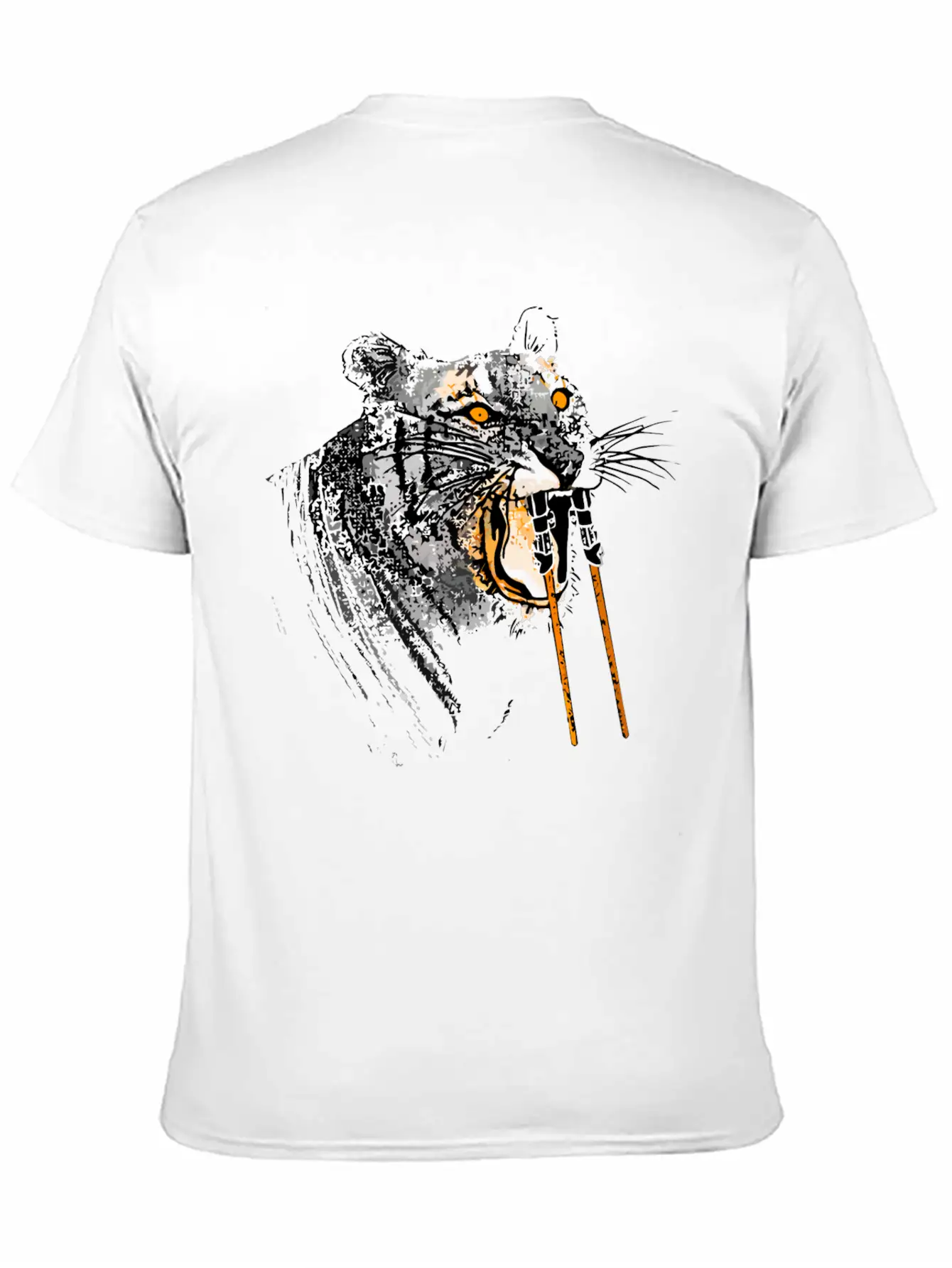 Sabertoothed Tiger Stylish Everyday T-Shirt – Unisex Basic Cotton Tee