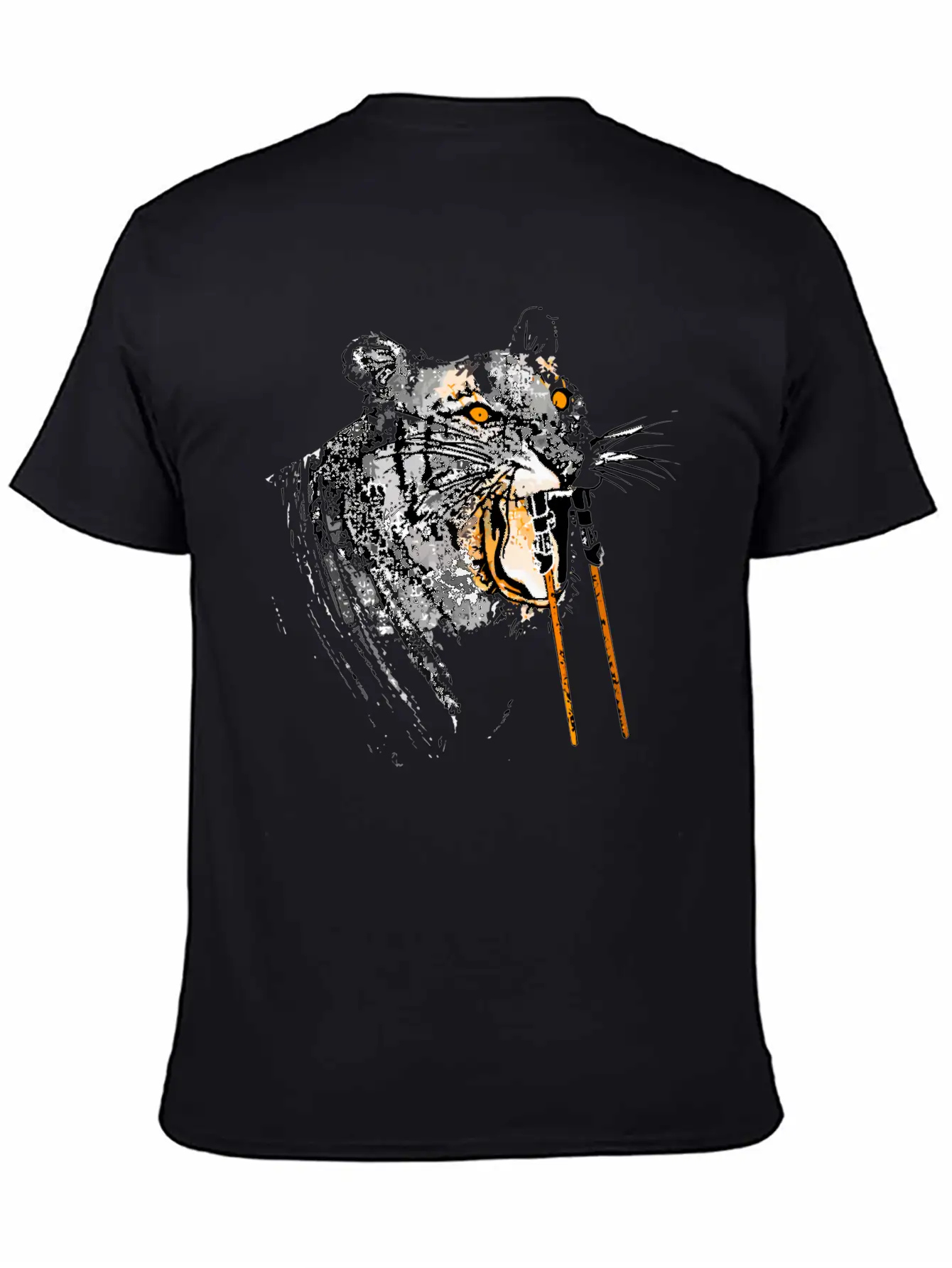 Sabertoothed Tiger Stylish Everyday T-Shirt – Unisex Basic Cotton Tee
