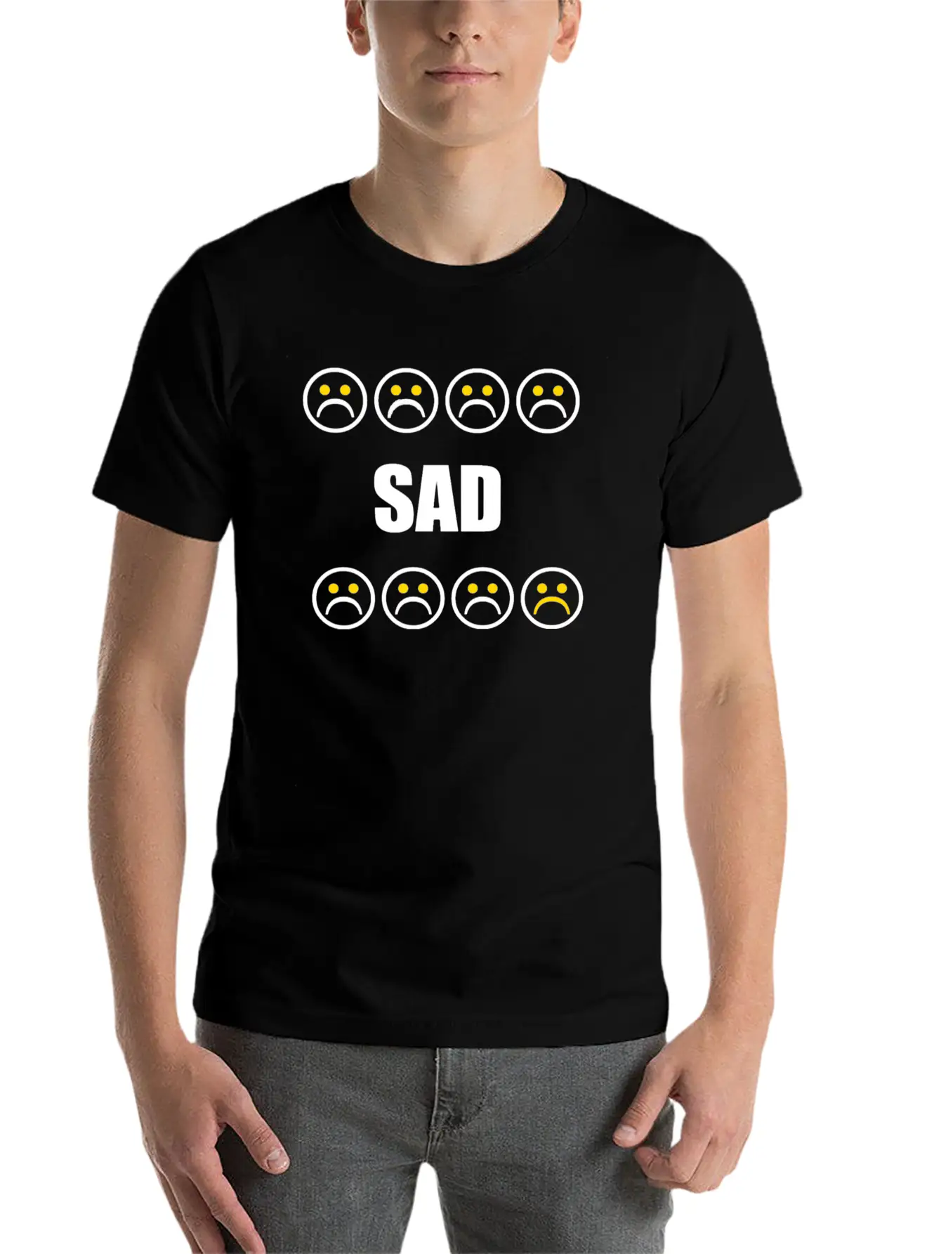 SAD Basic Graphic T-Shirt – Daily Comfort In Soft Cotton
