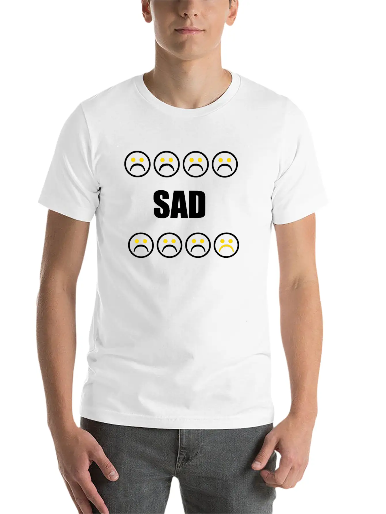 SAD Basic Graphic T-Shirt – Daily Comfort In Soft Cotton
