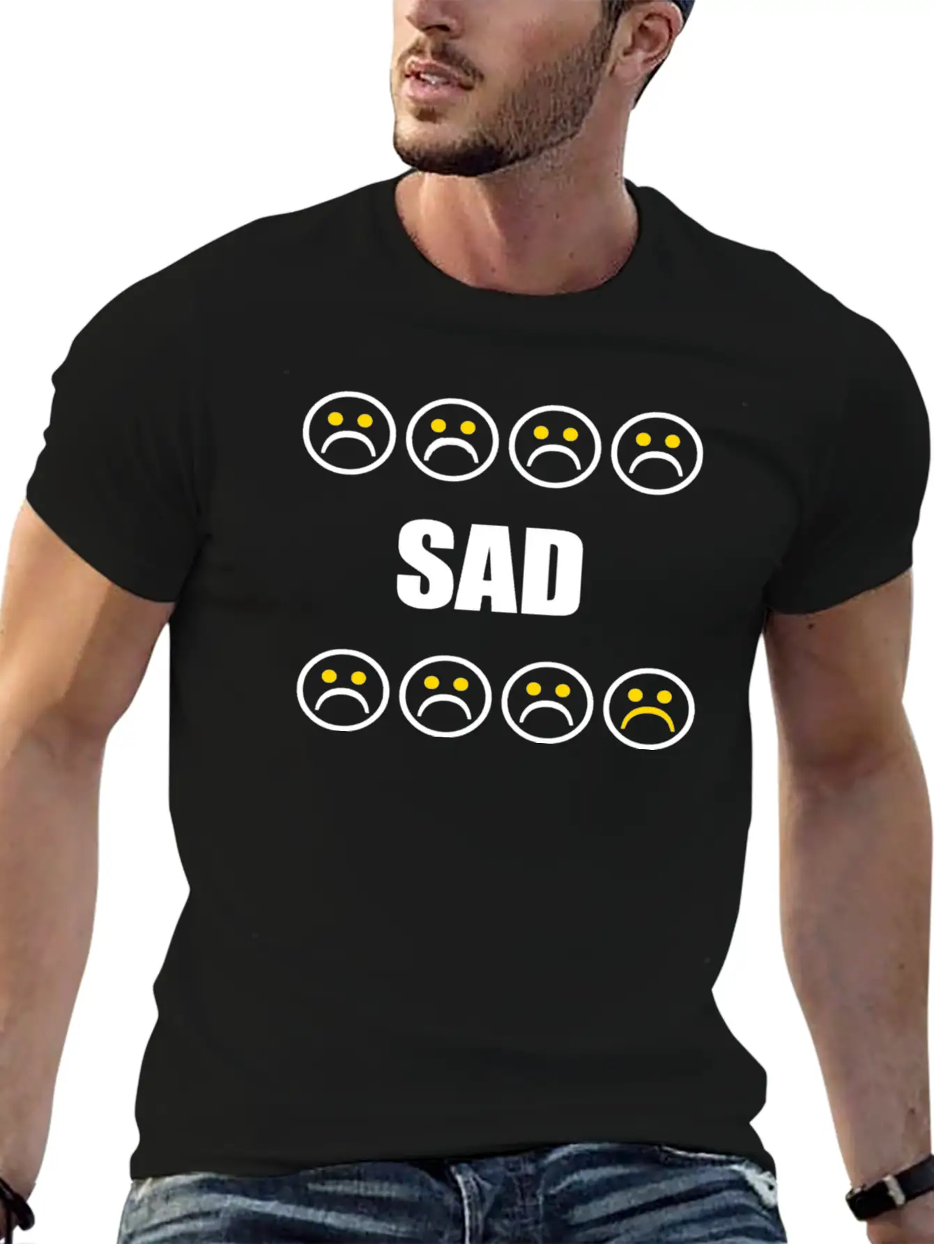 SAD Basic Graphic T-Shirt – Daily Comfort In Soft Cotton