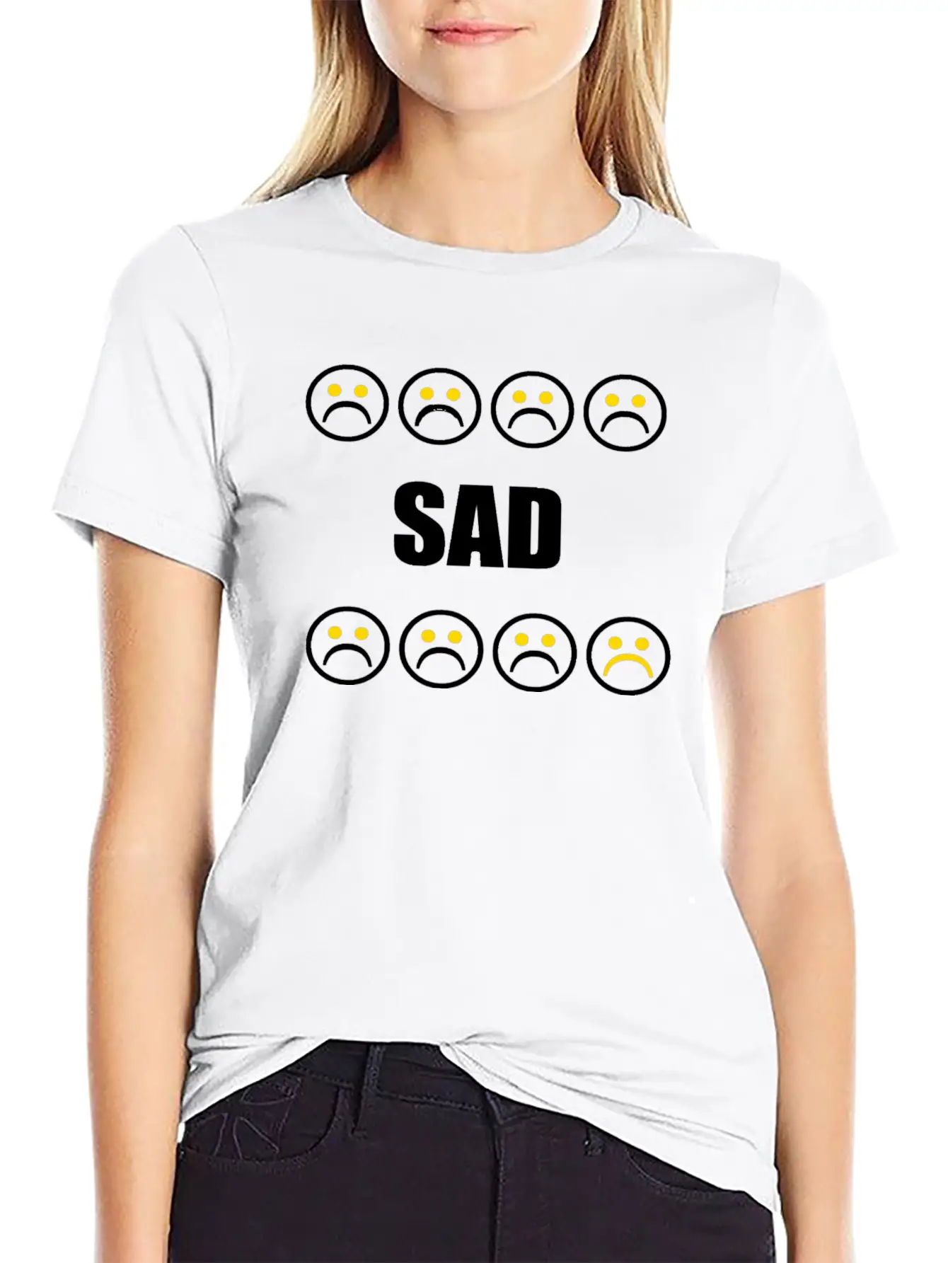 SAD Basic Graphic T-Shirt – Daily Comfort In Soft Cotton