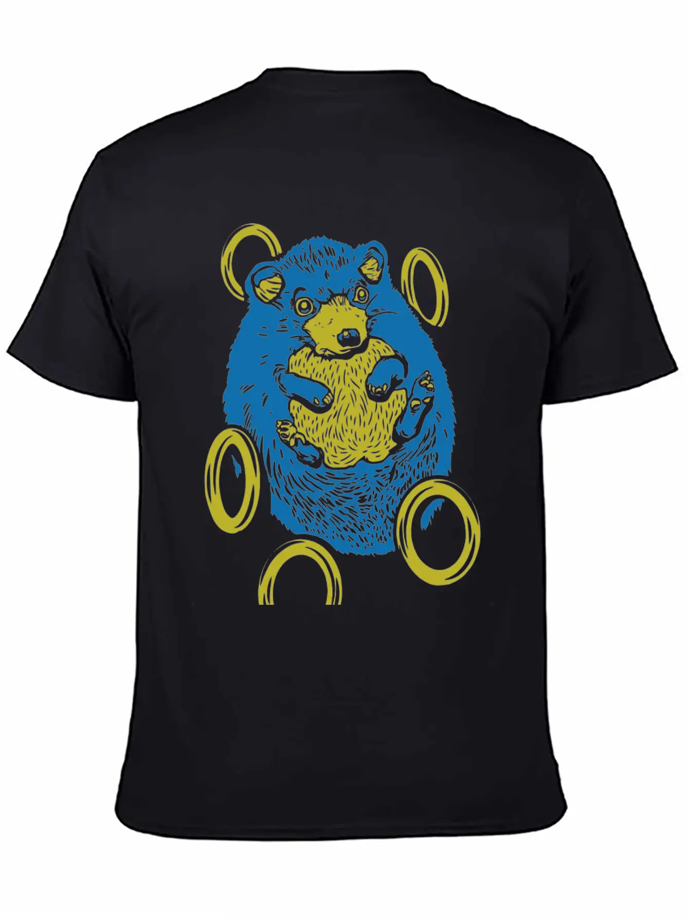 Sad Hedgehog Essential Unisex Summer Tee – Soft Cotton Casual Fit
