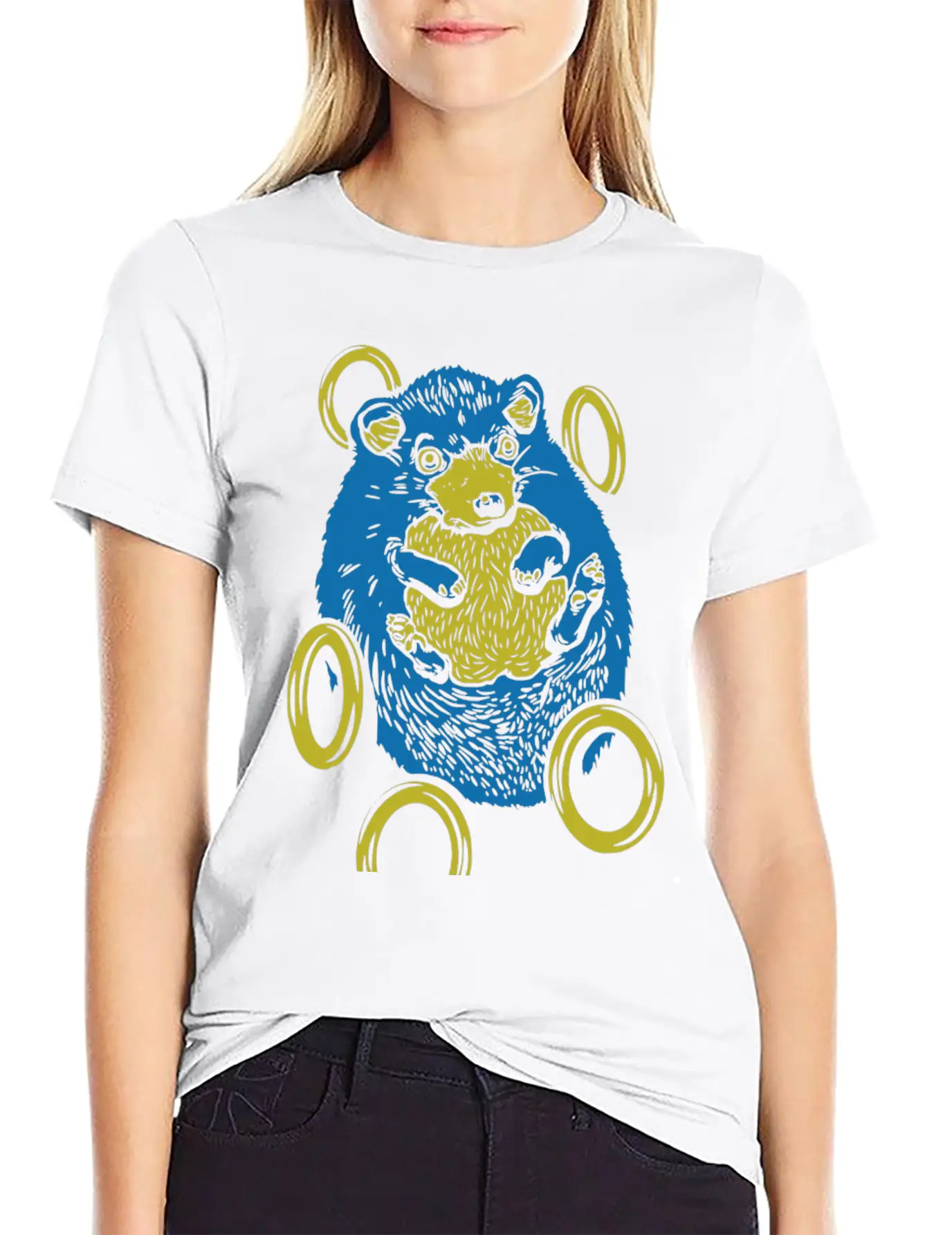 Sad Hedgehog Essential Unisex Summer Tee – Soft Cotton Casual Fit