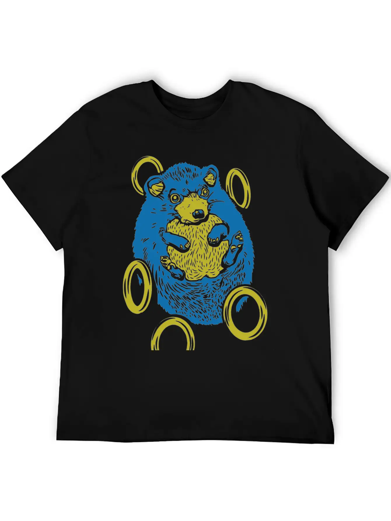Sad Hedgehog Essential Unisex Summer Tee – Soft Cotton Casual Fit